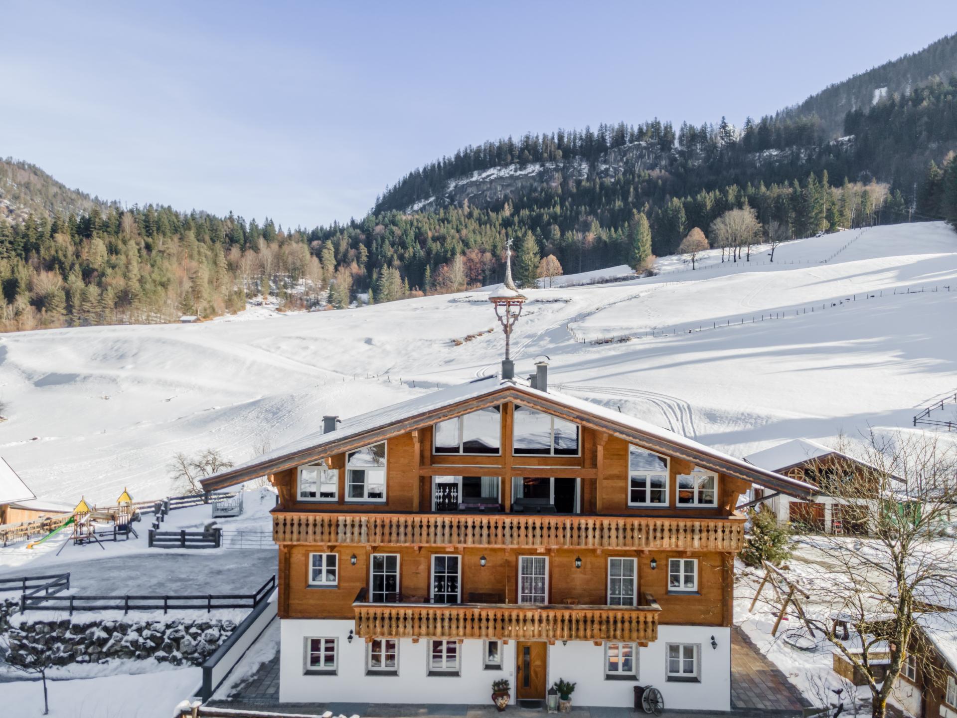 Knus appartement op boerderij bij skilift