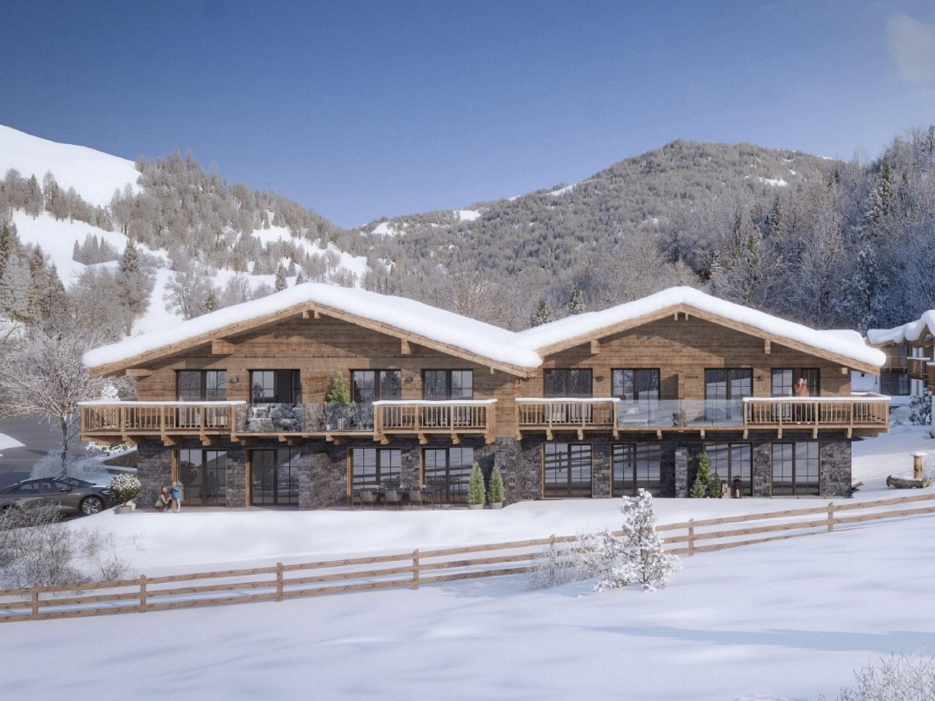 Luxe lodge met eigen sauna vlak bij Flachau