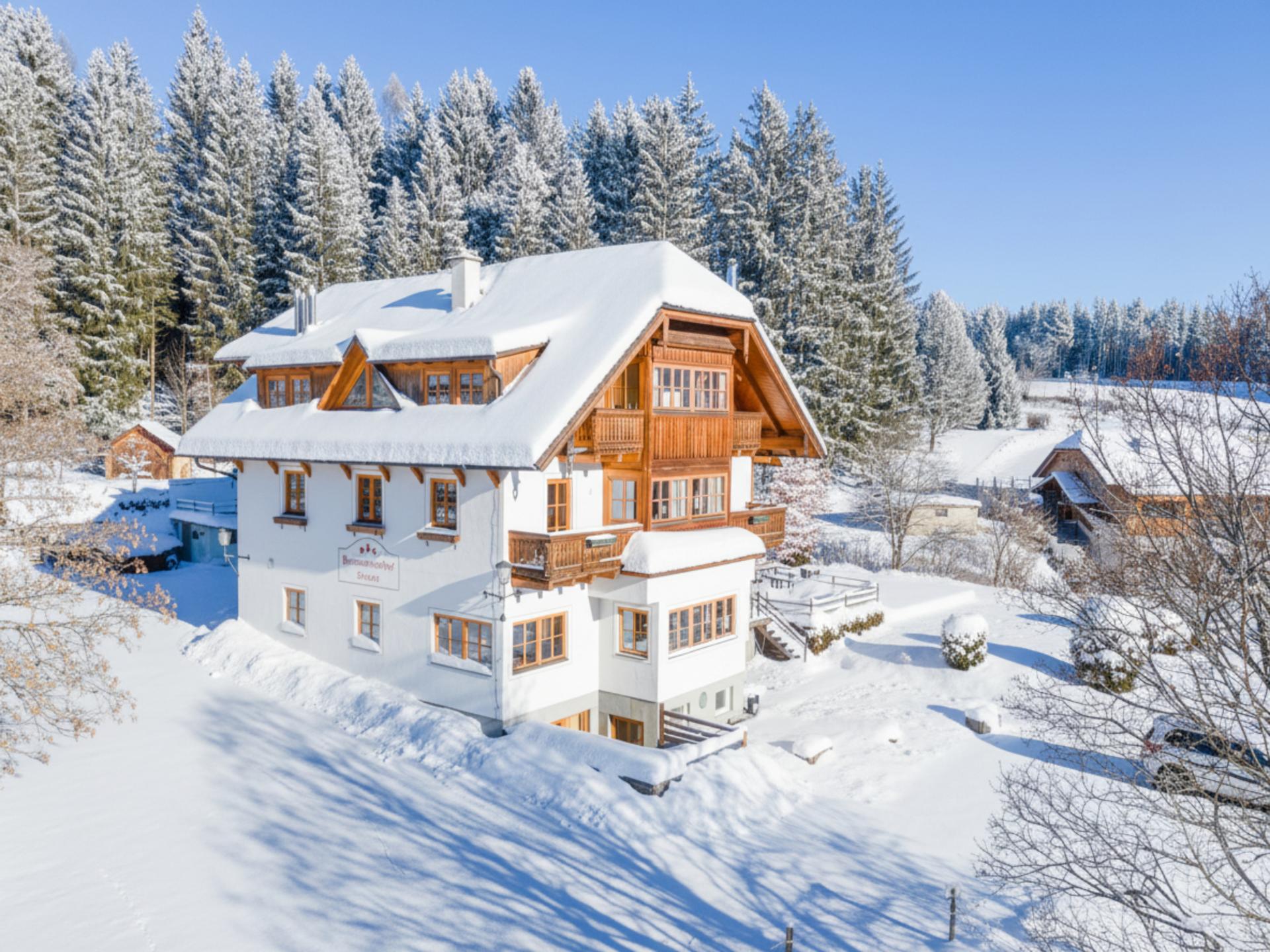 Knus appartement met balkon bij de skigebieden