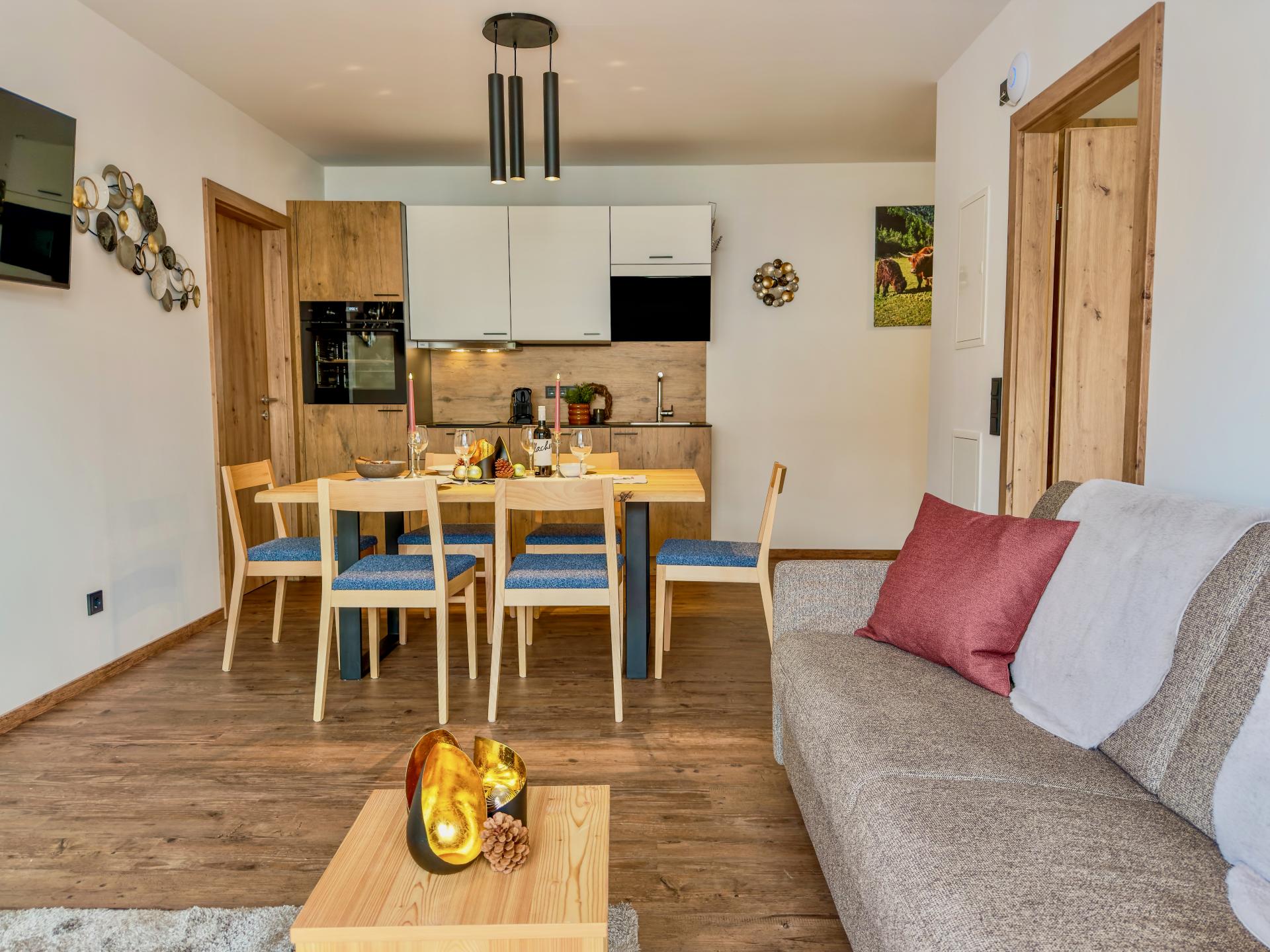 Luxe appartement met sauna op de piste