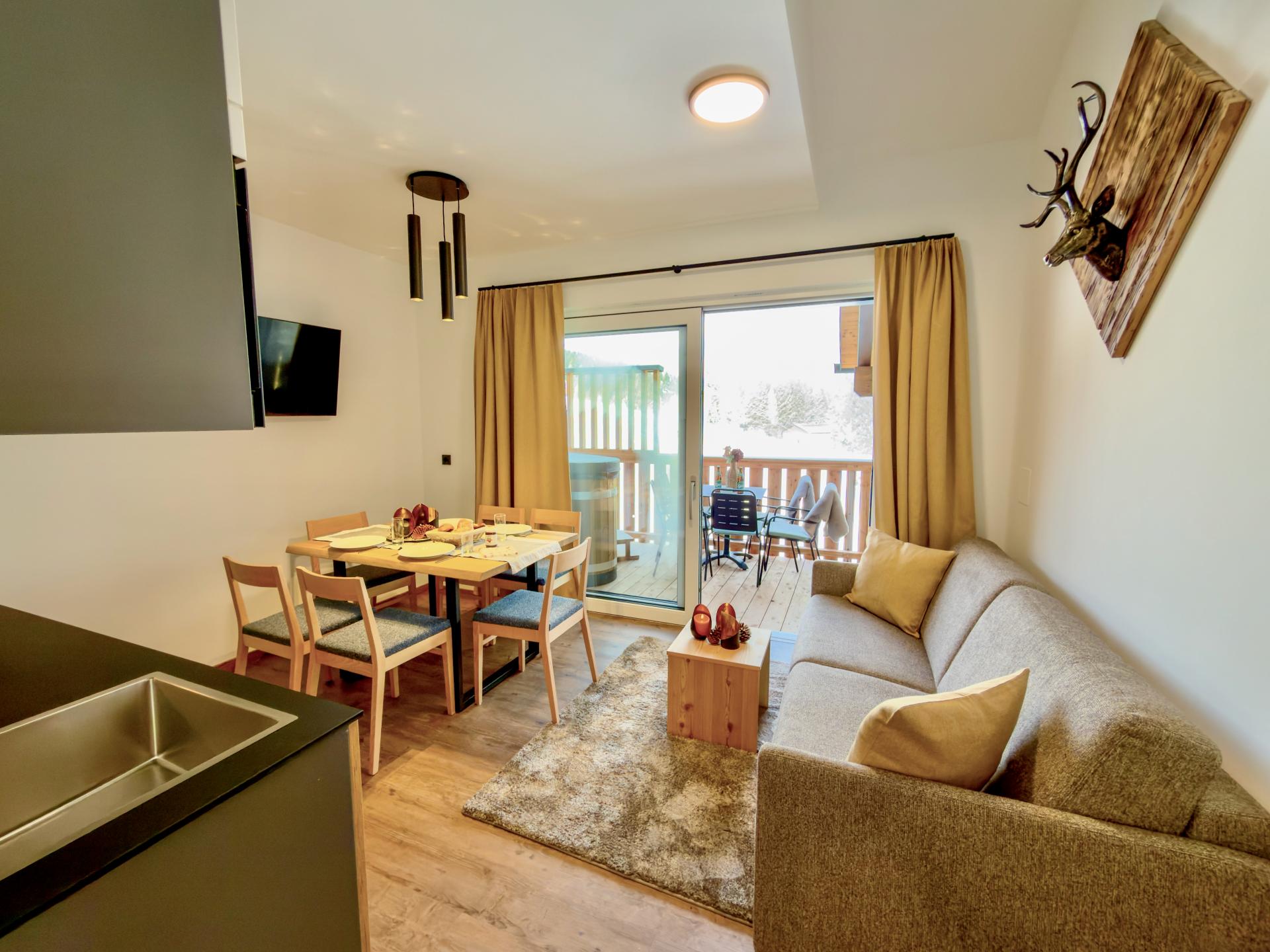 Elegant appartement met sauna en ski-in/ski-out