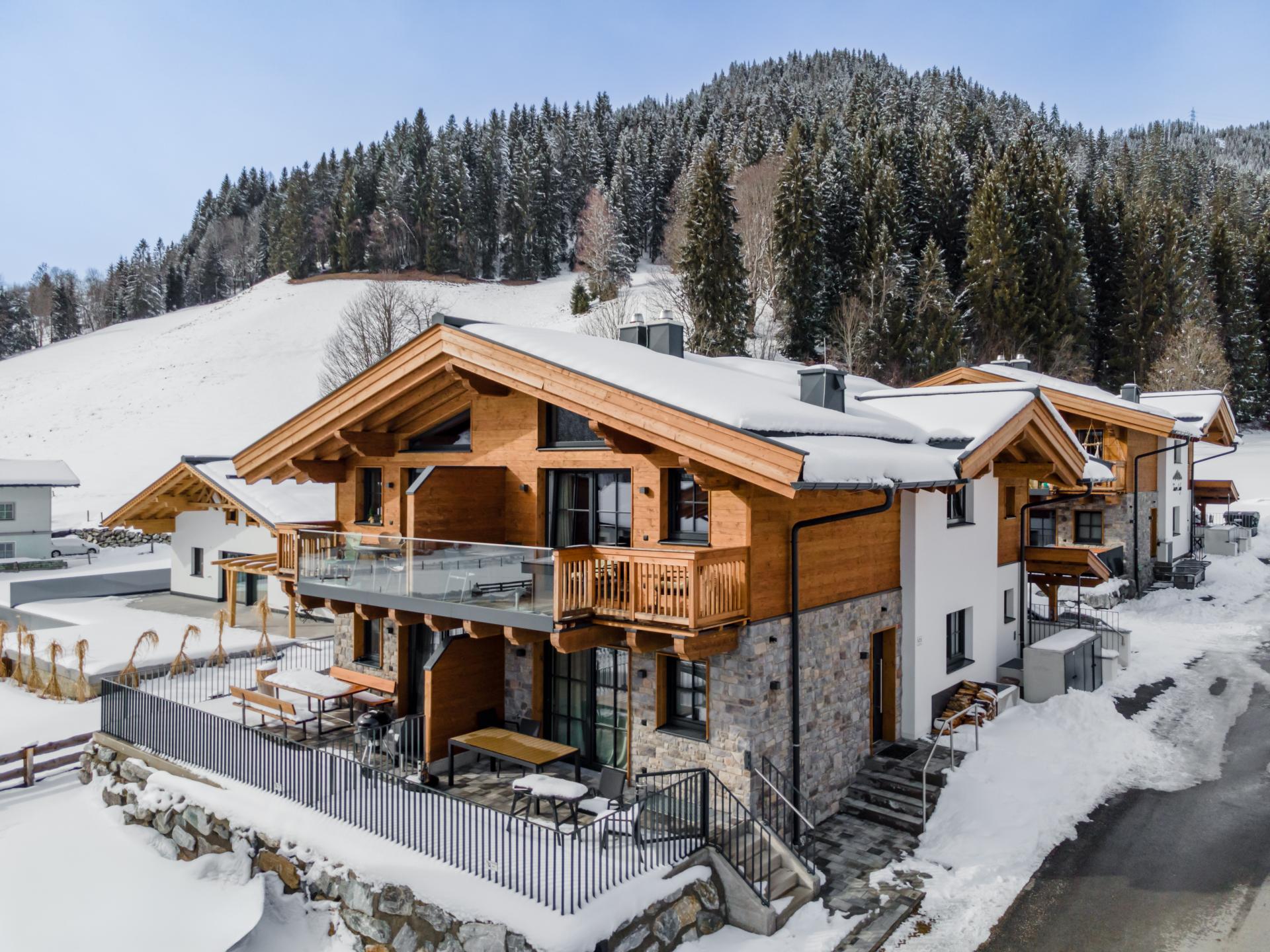 Luxe chalet met wellness direct bij de skilift