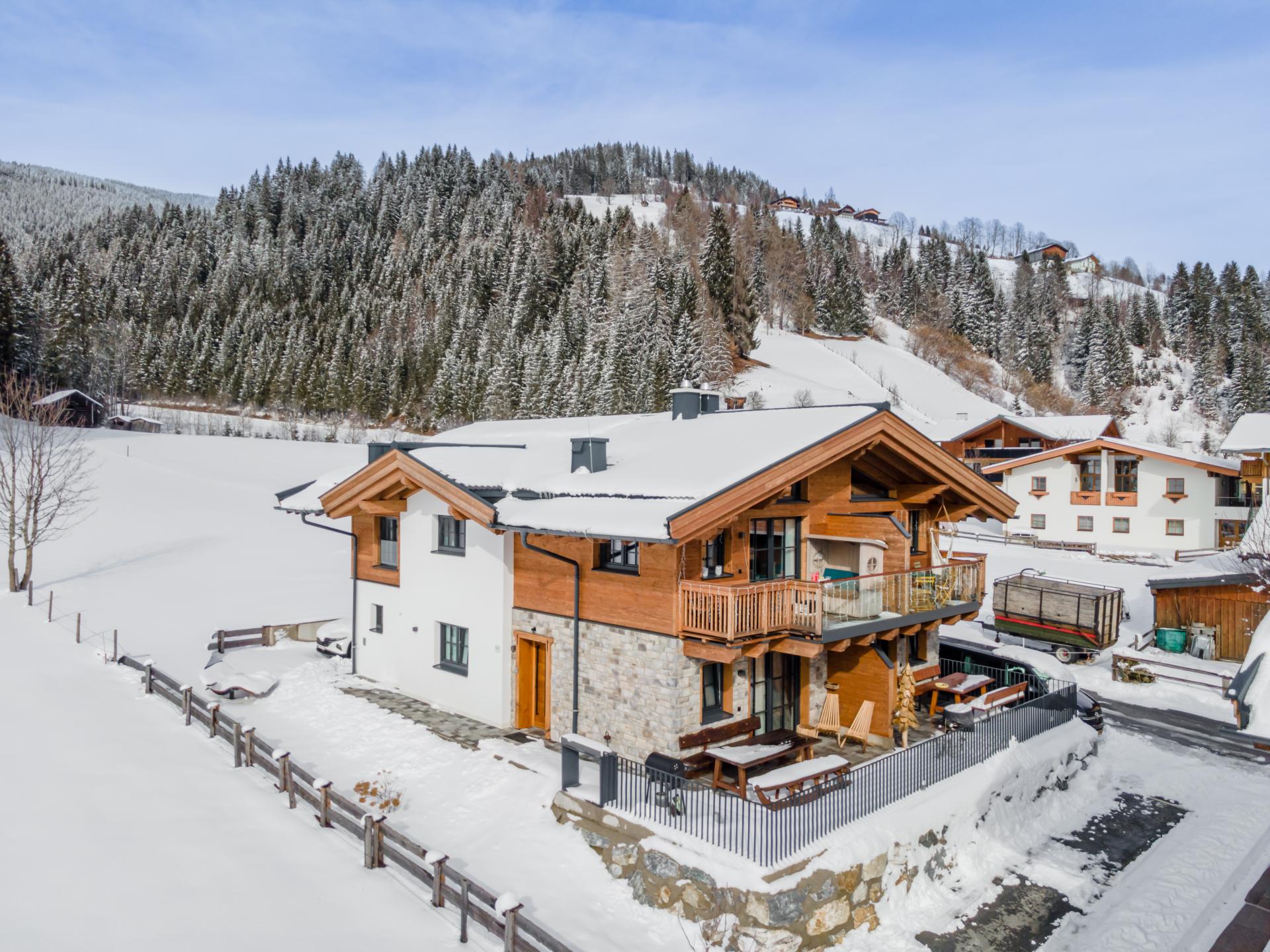 Luxe chalet met sauna direct bij de skilift