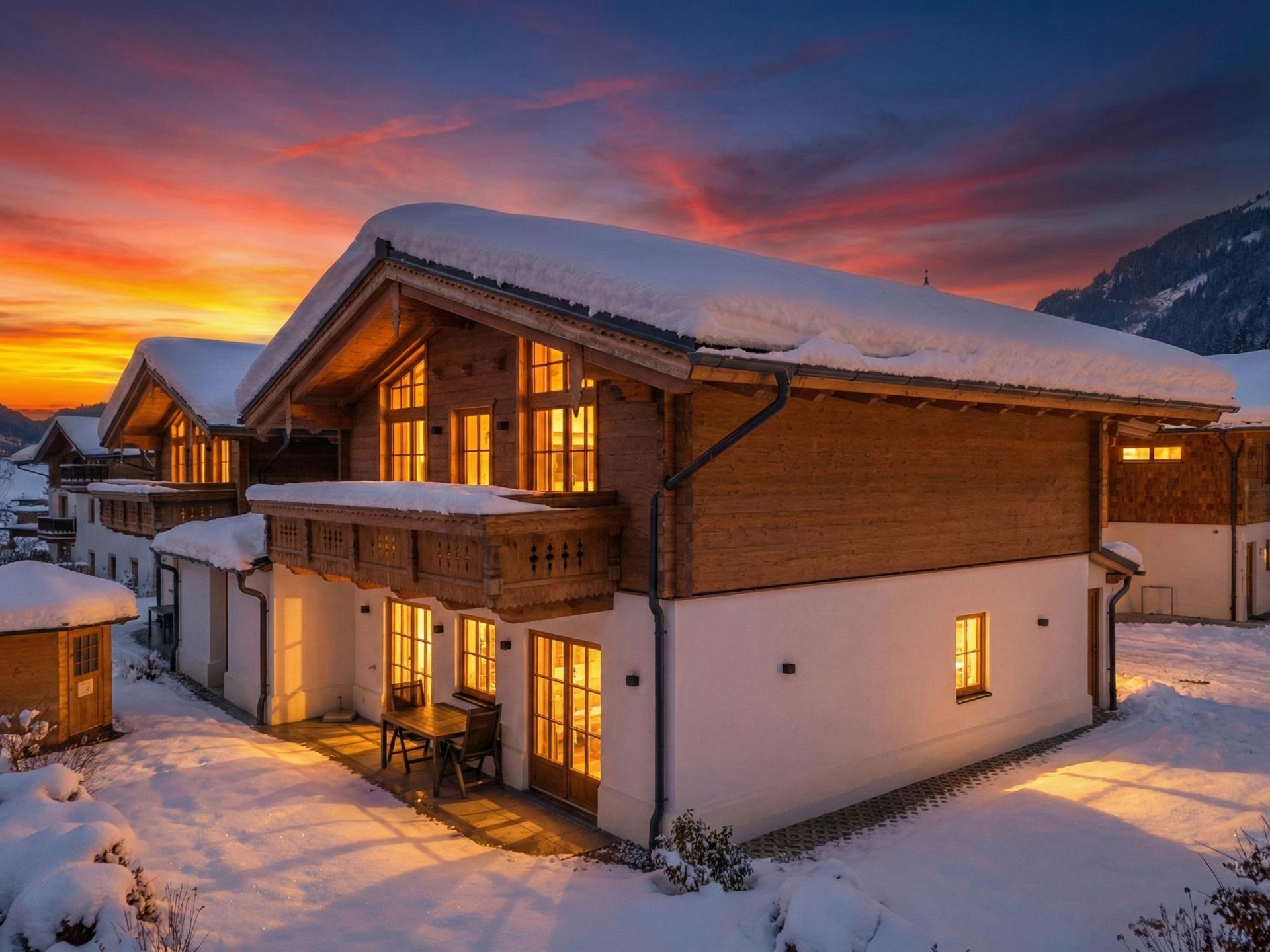Vakantiewoning met balkon en uitzicht op de lift