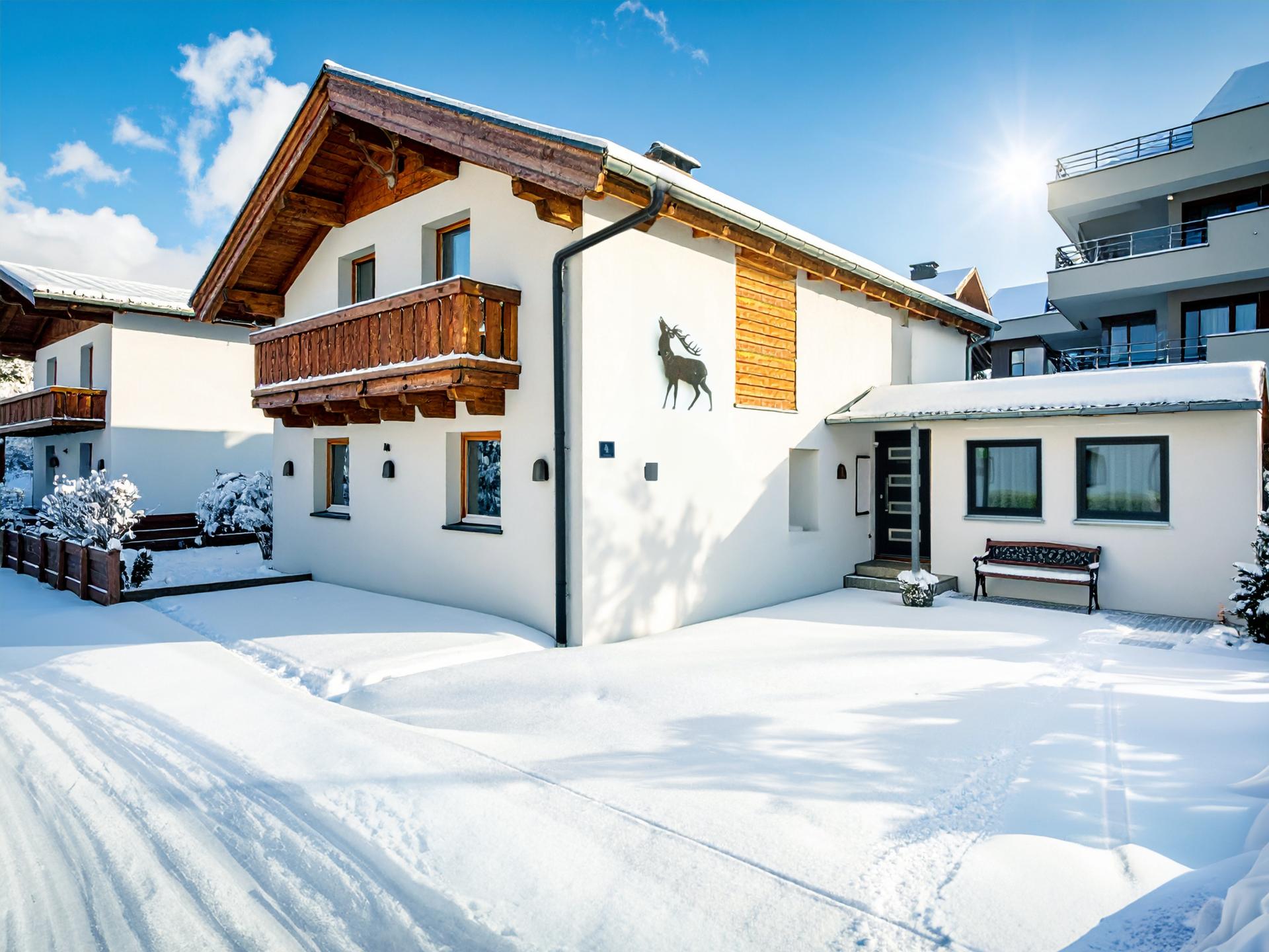 Vrijstaand chalet met sauna in huis