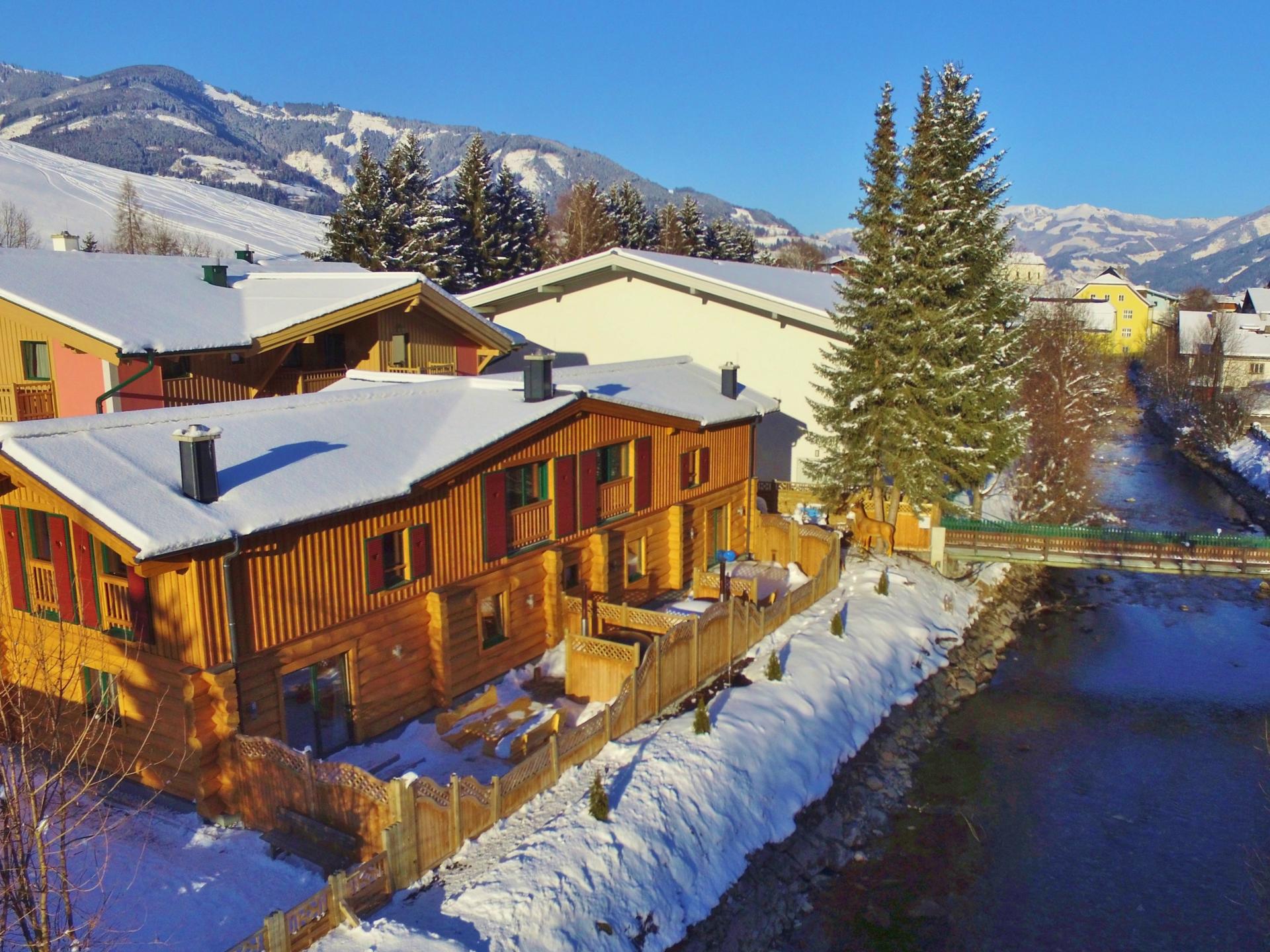 Unieke Lodge met sauna in het centrum van Kaprun