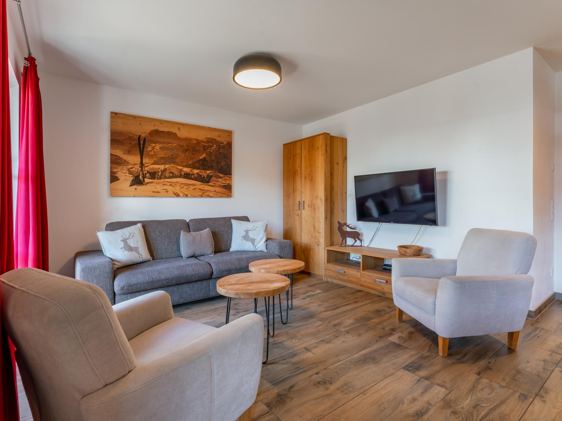 Moderne woning met uitzicht op de bergen