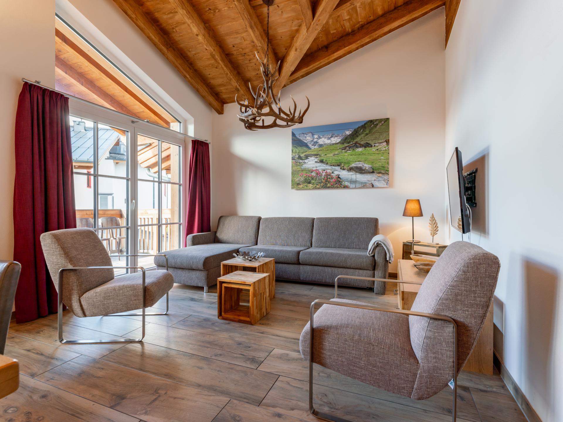 Penthouse met privé infrarood sauna nabij Kaprun