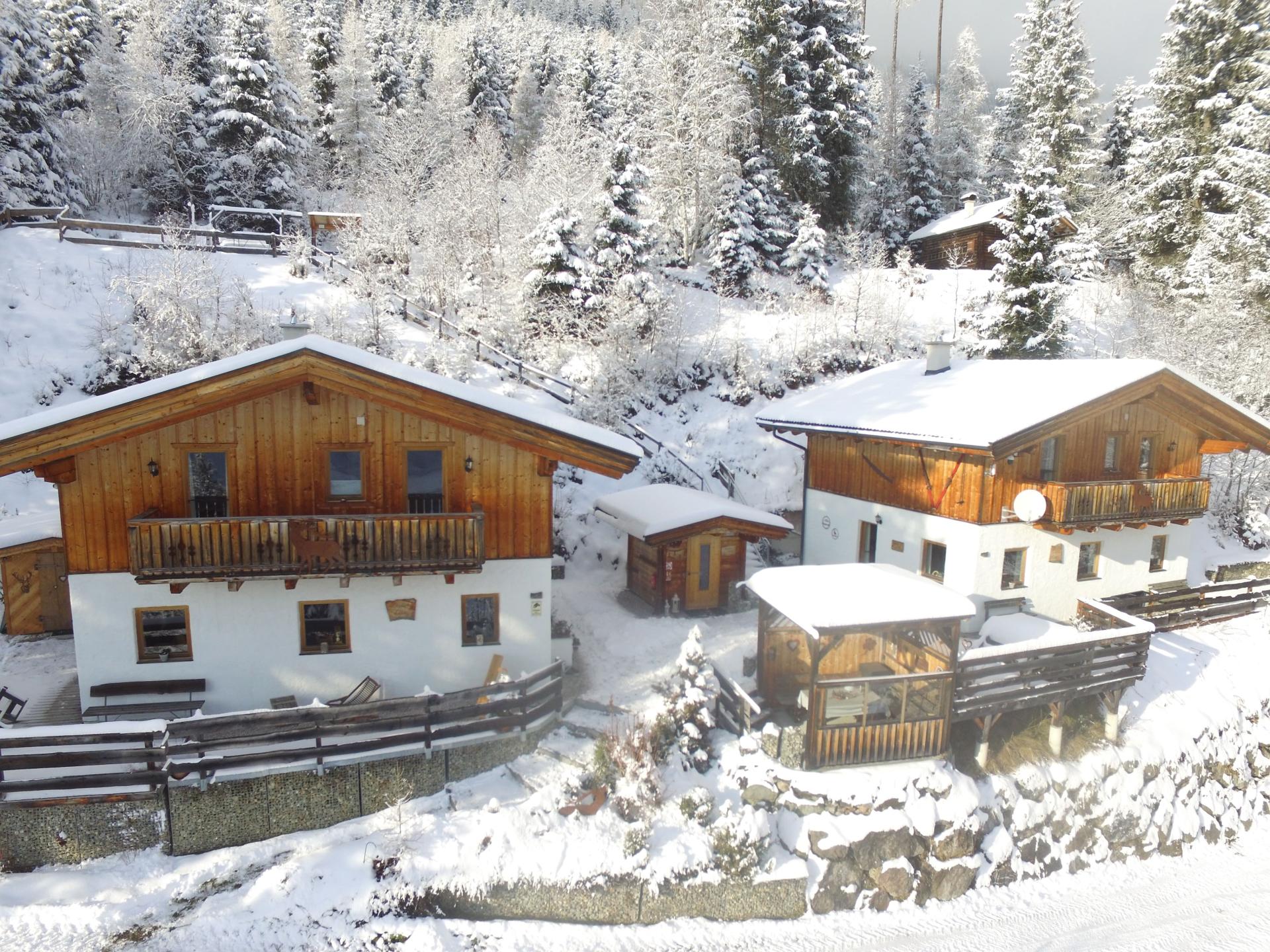 2 Chalets met sauna en een fantastisch bergpanorama