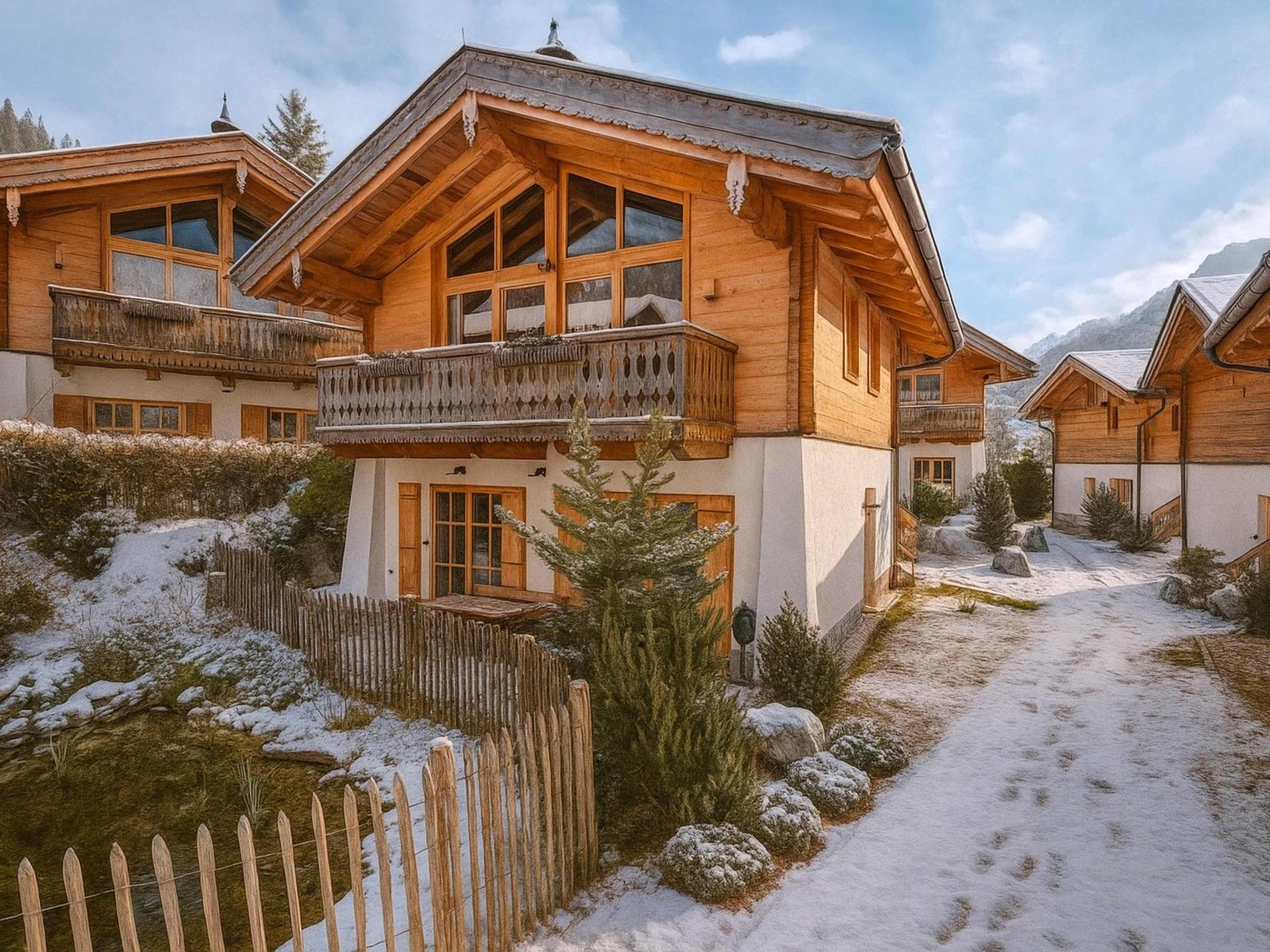 Chalet met bergzicht en sauna bij de skiliften