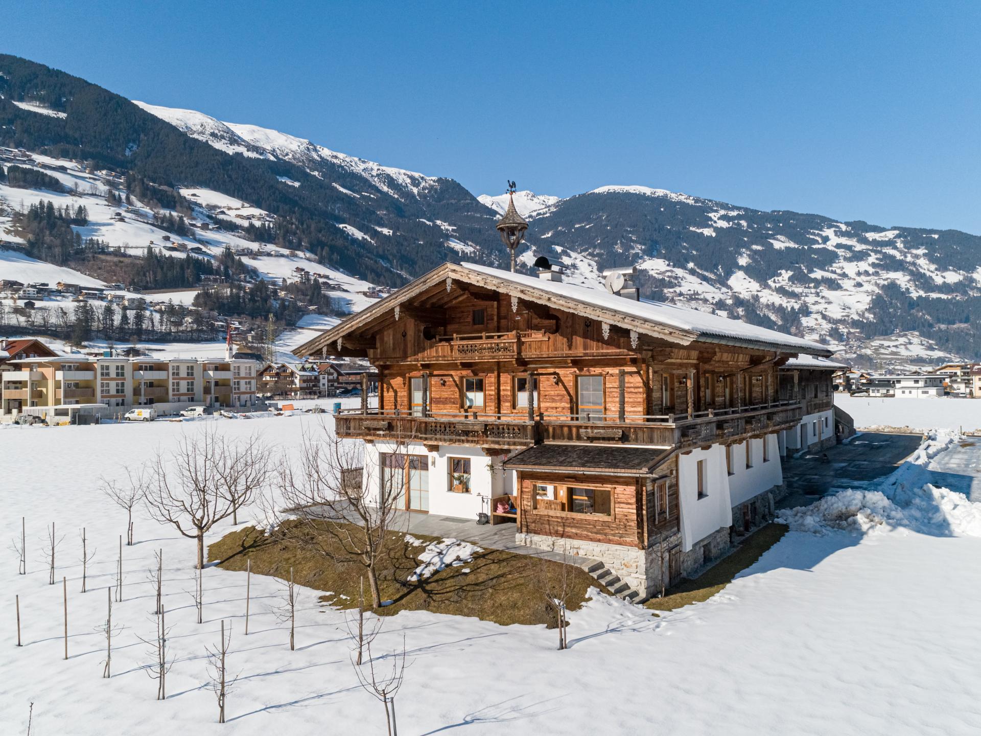 Vrijstaande boerderij bij skigebied Mayrhofen