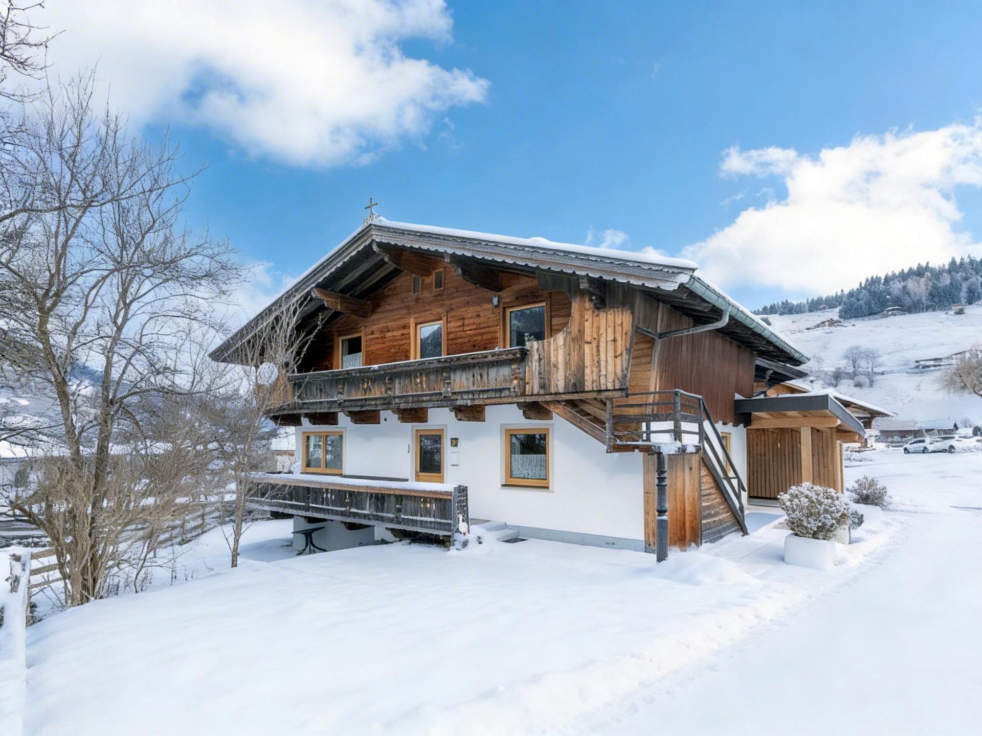 Groot vakantiehuis direct aan de skilift