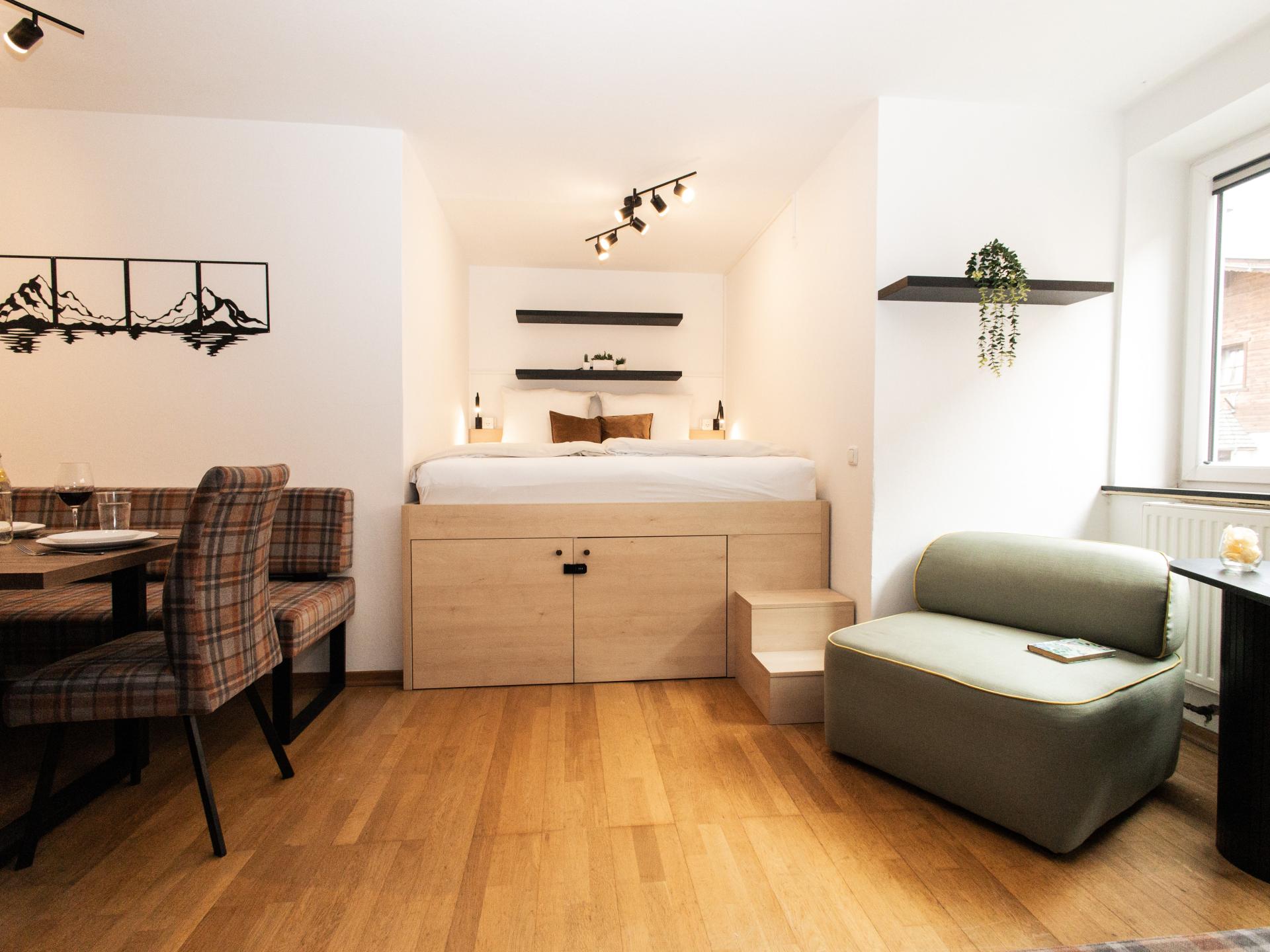 Fijn appartement op centrale plek bij skilift