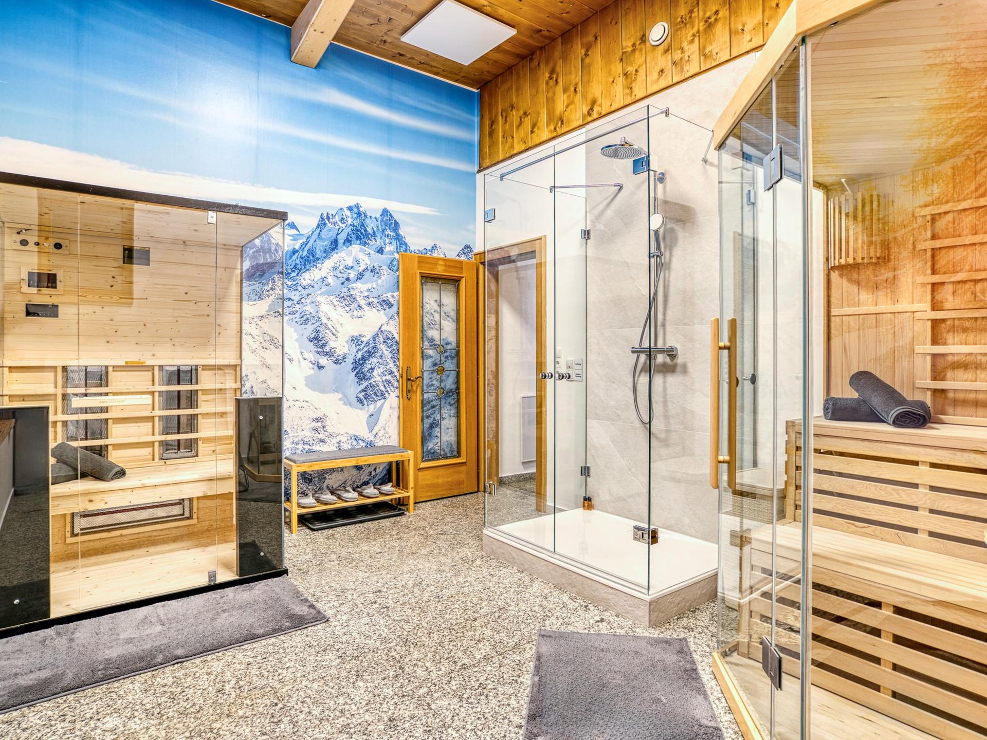 Appartement met sauna, 82 m van de skibus