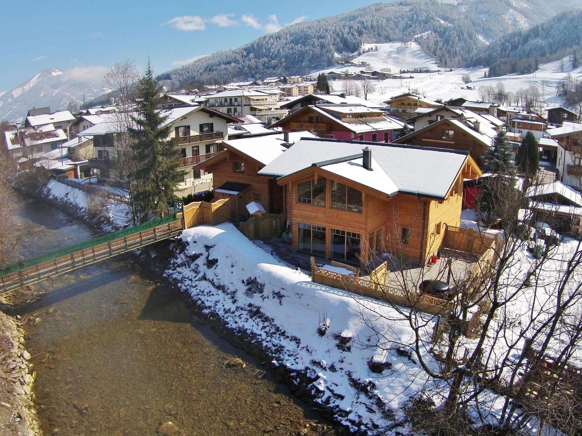 Vrijstaand chalet in Kaprun met sauna