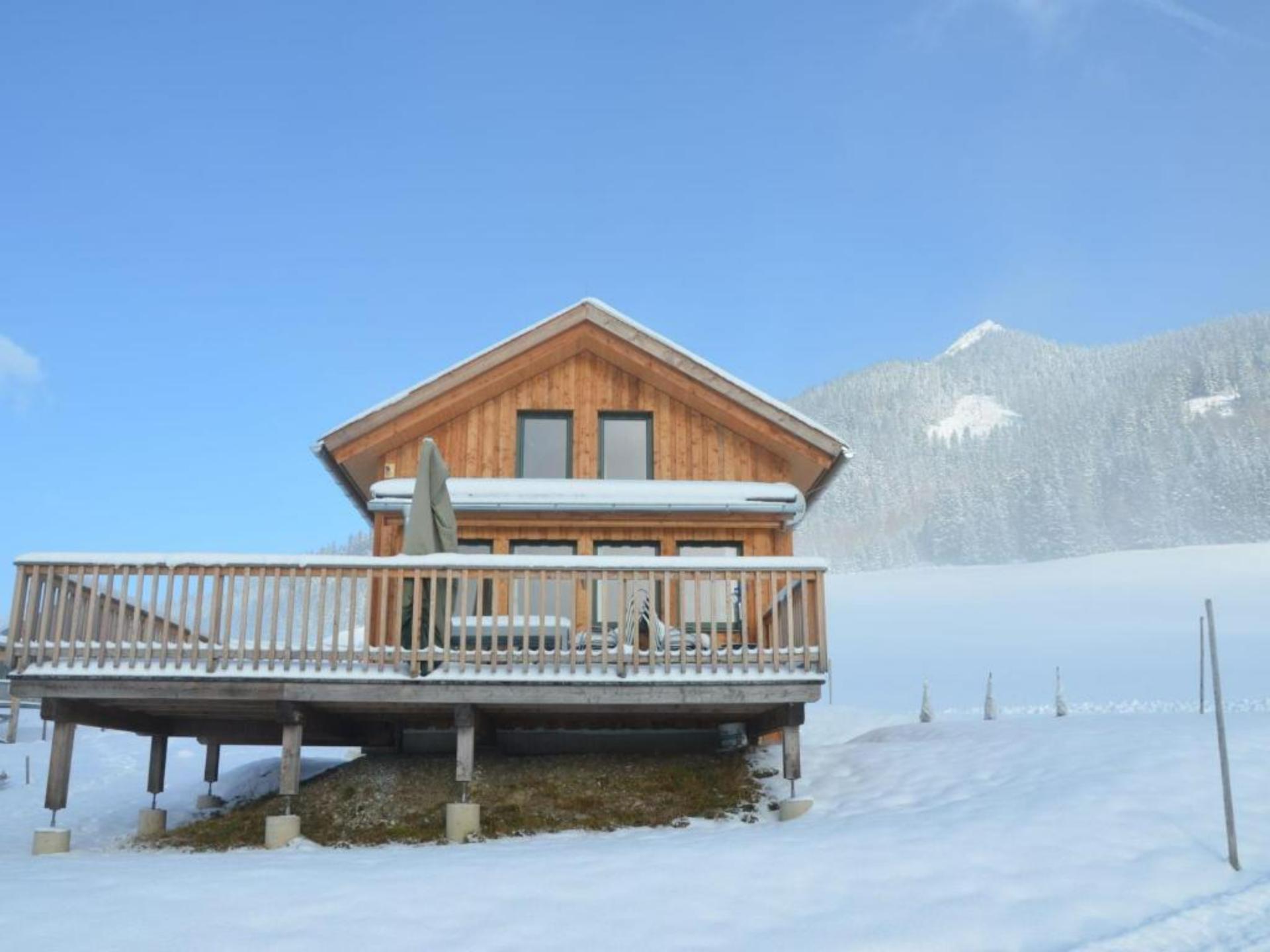 Vrijstaand chalet met sauna bij de skipiste