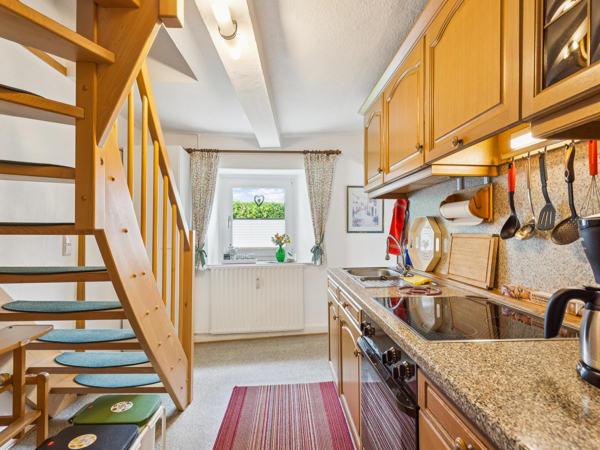 Kleine woning met een balkon in het Sauerland