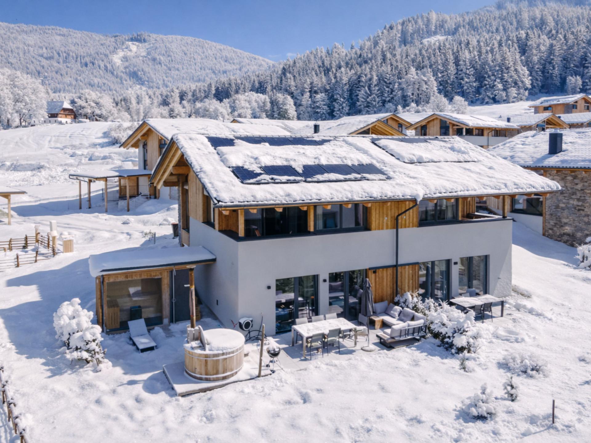 Prachtige ski in-ski out lodge met sauna en hottub