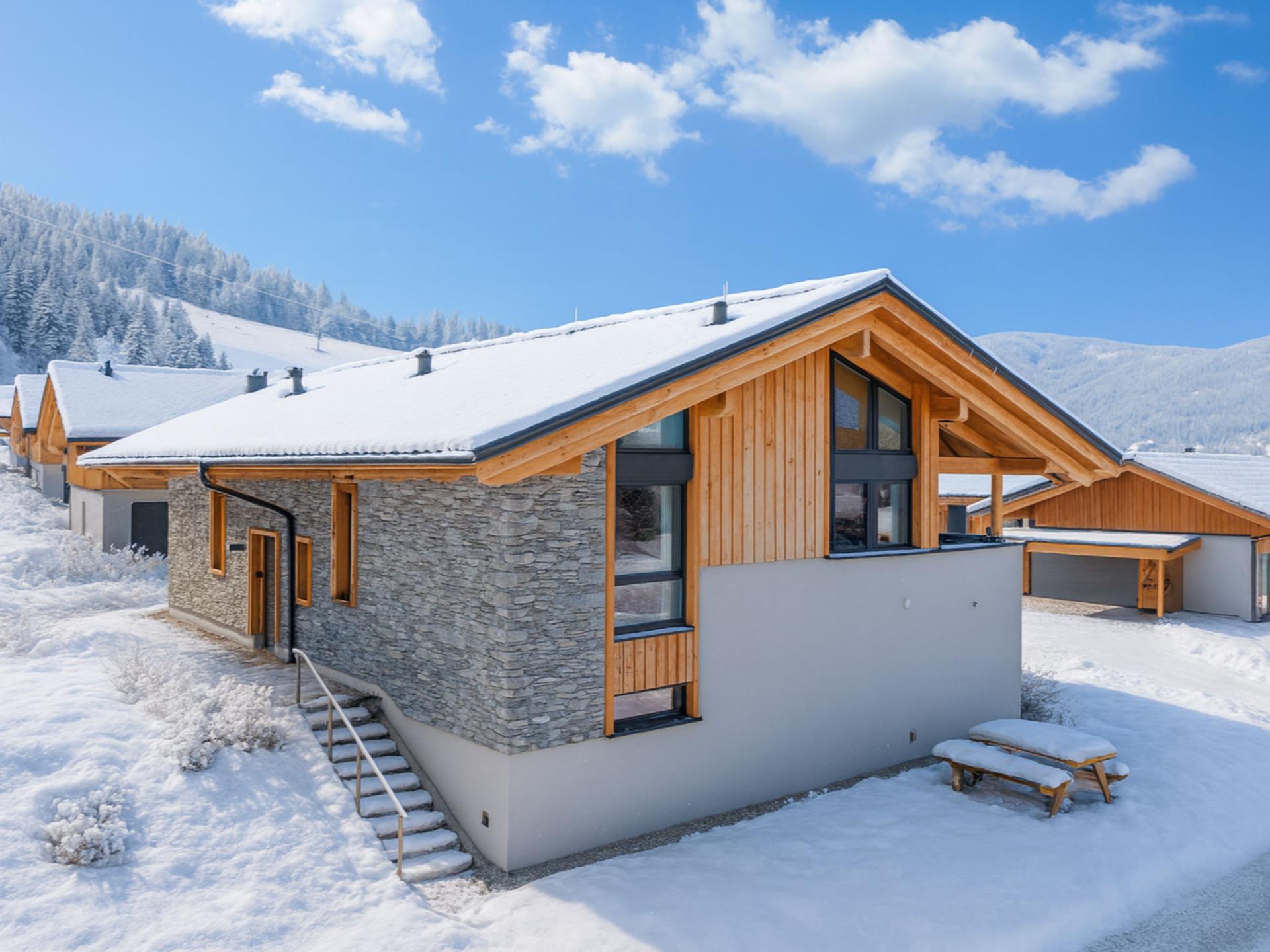 Fraai vakantiehuis direct aan de piste gelegen