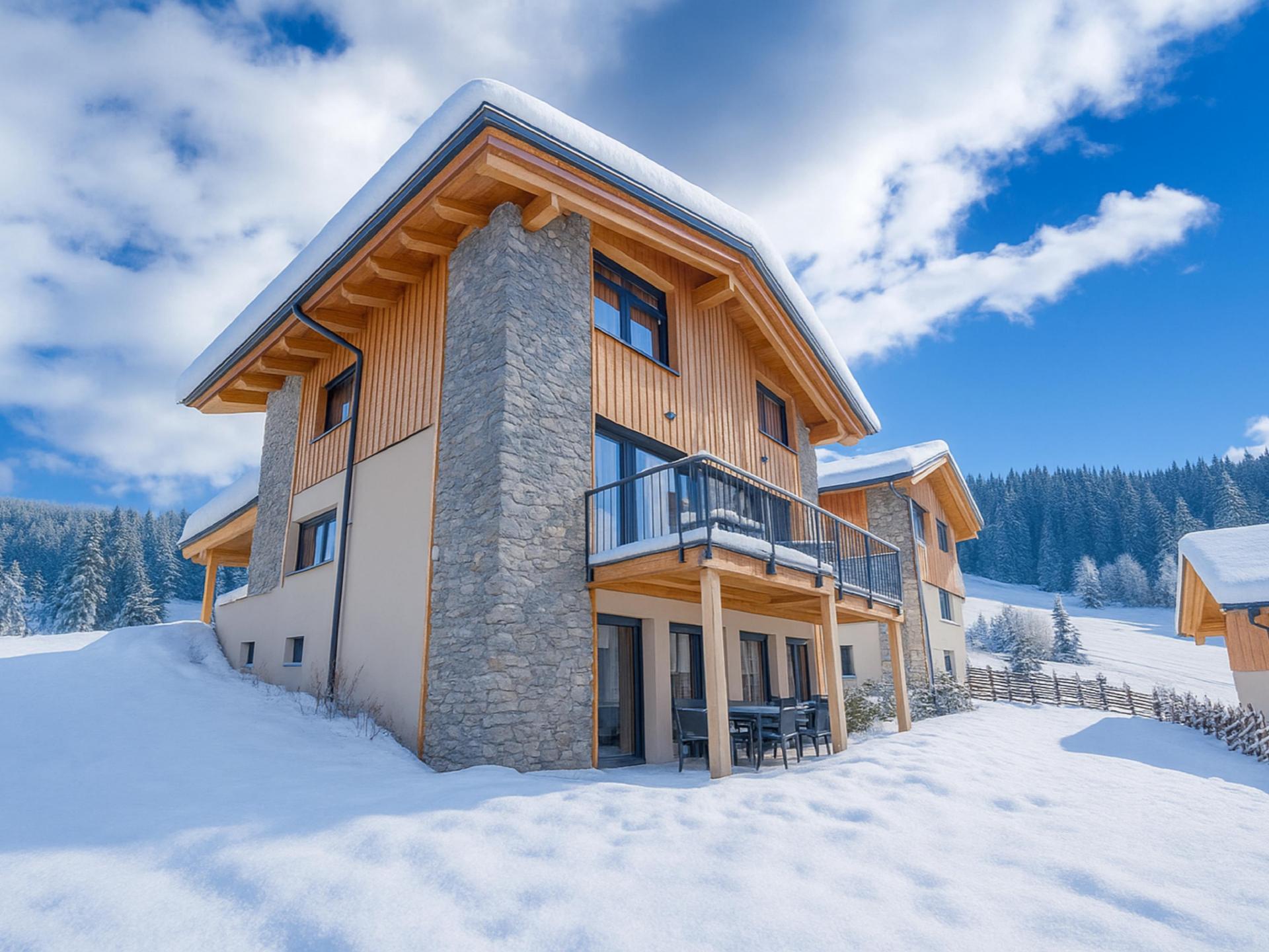 Aan de piste gelegen vakantiehuis met sauna