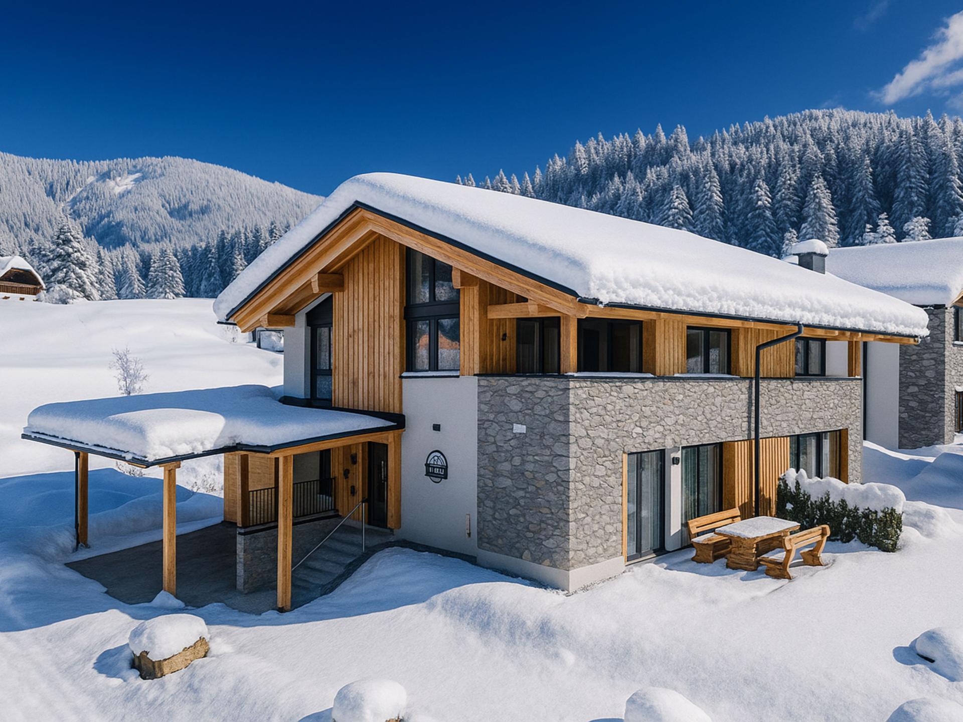 Luxe chalet Alpenglück met sauna aan skipiste