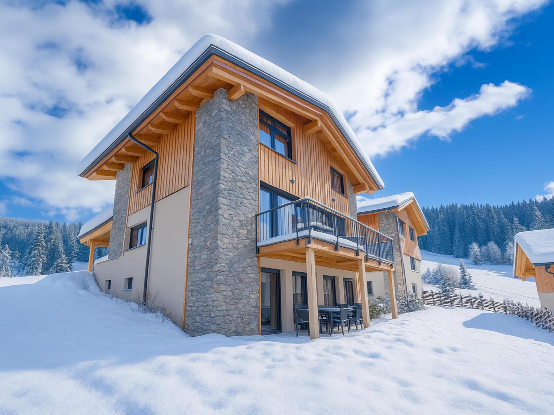 Aan de piste gelegen vakantiehuis met sauna