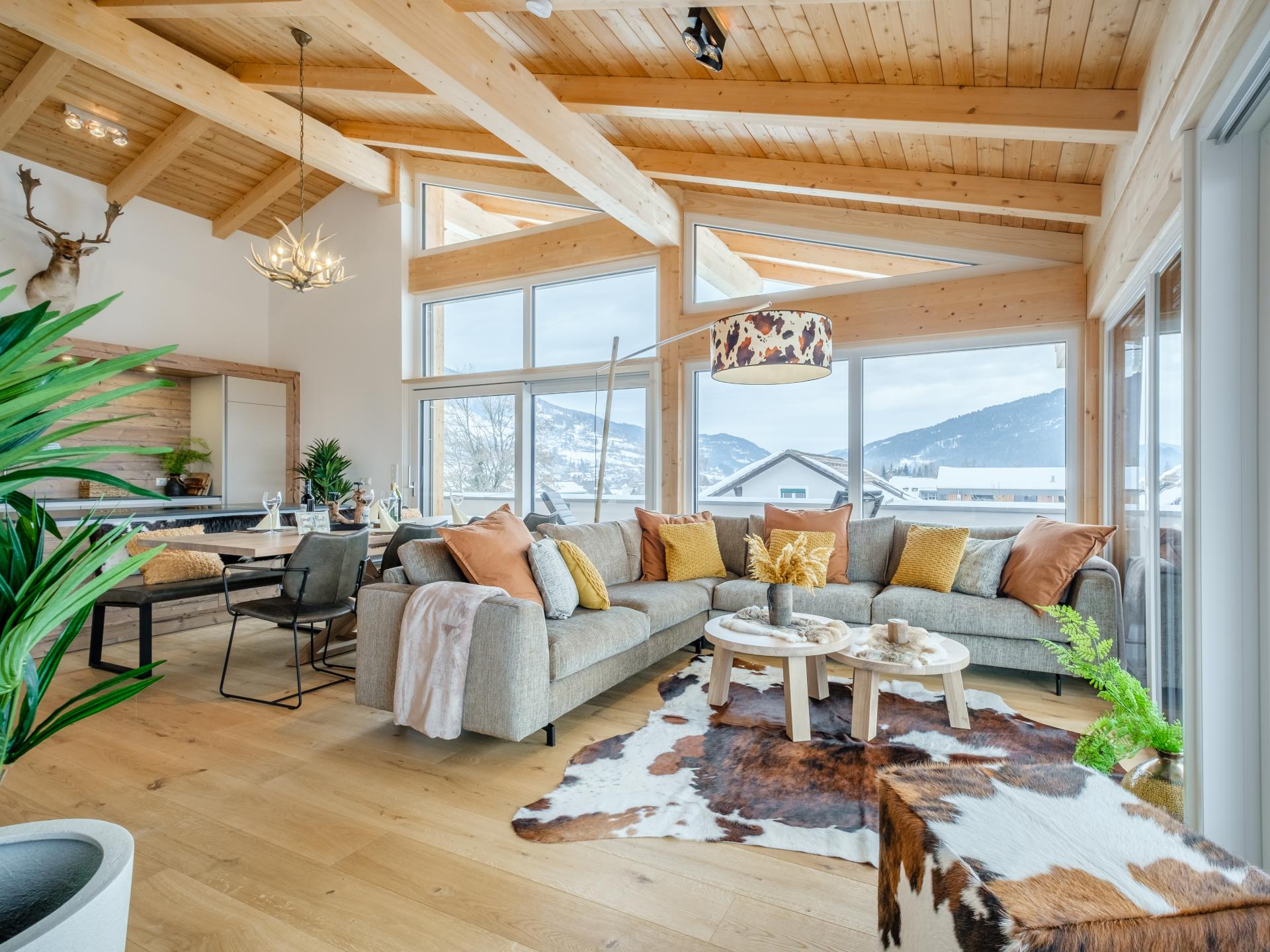 Ruim penthouse vlakbij skilift en piste