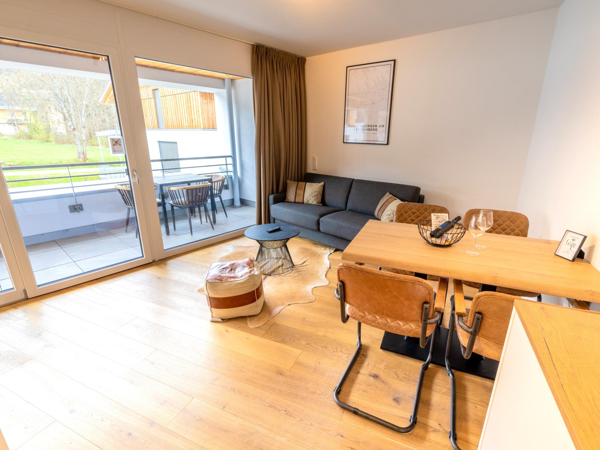 Appartement met balkon, skilift op loopafstand