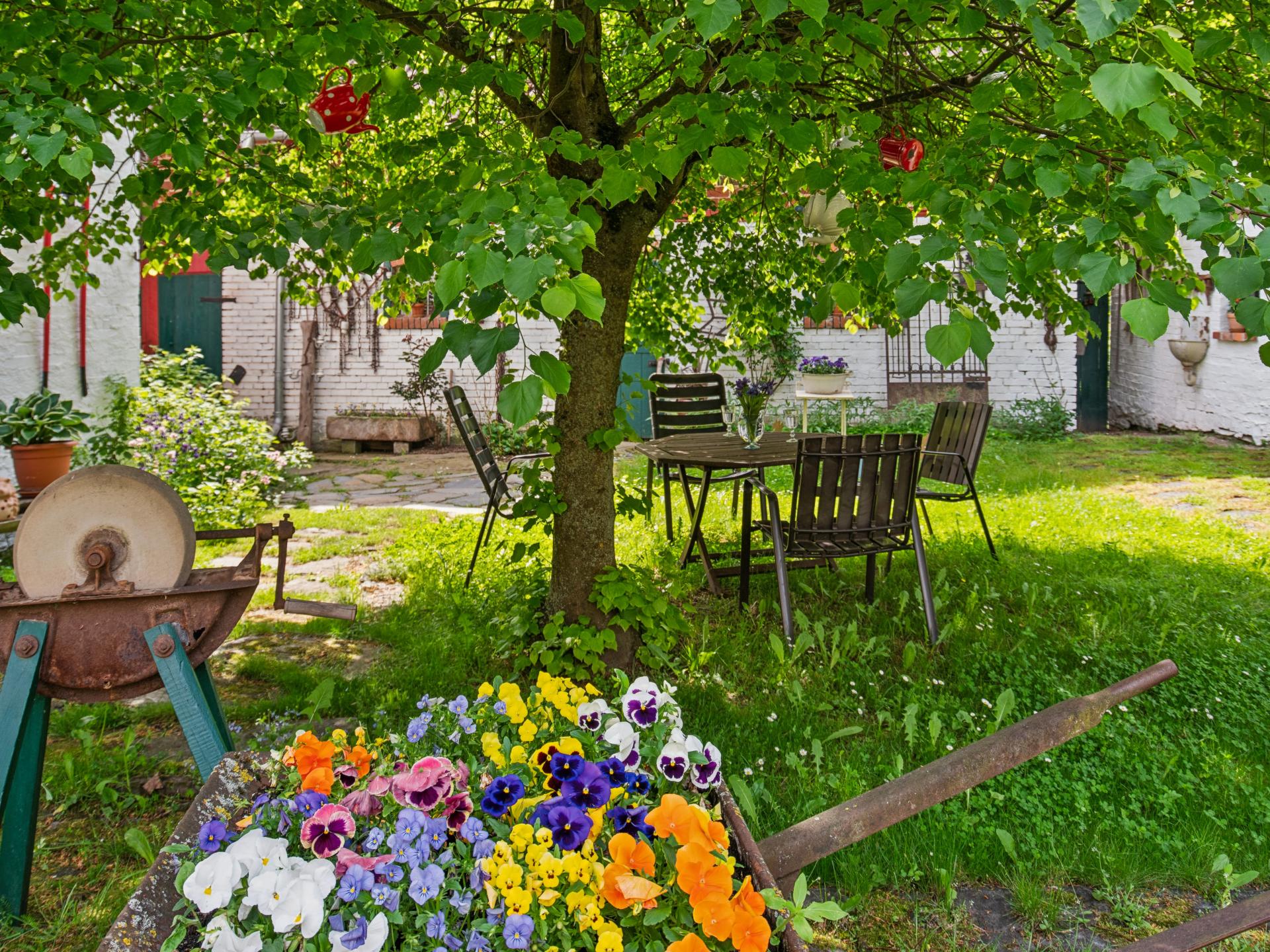 Rustiek huis op oude boerderij in de Zuid-Harz