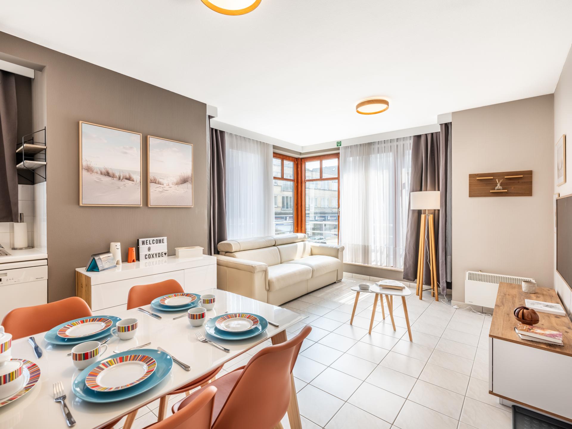 Gezellig appartement in hartje Koksijde
