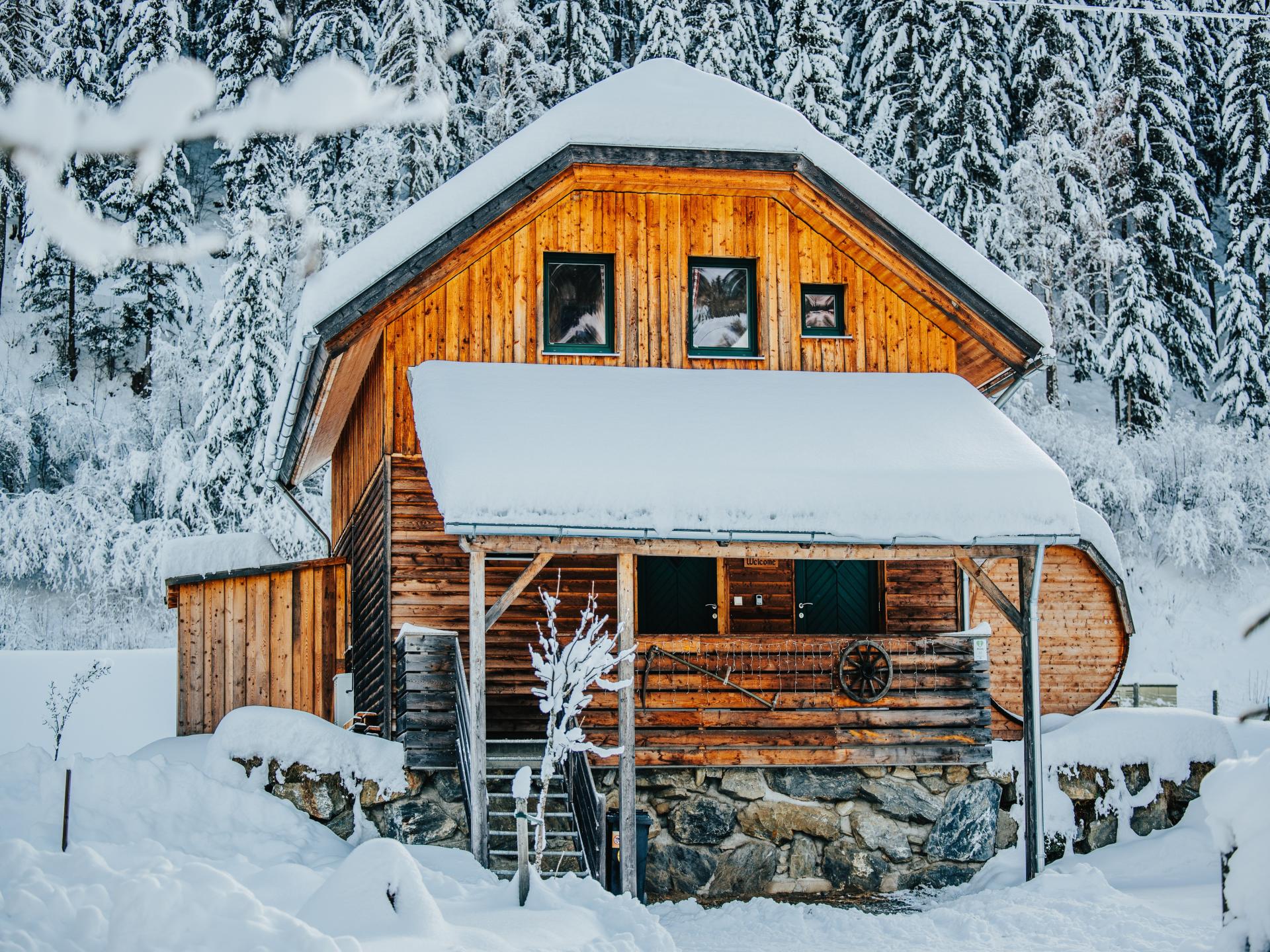 Alpine huis met een unieke barrelsauna