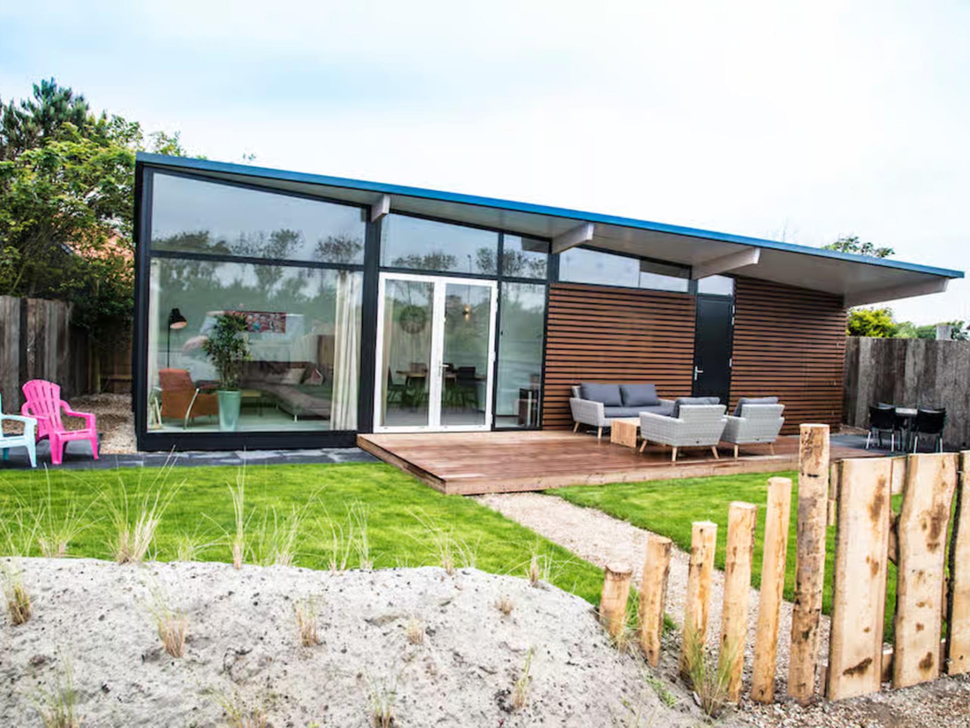 Beach lodge aan het strand