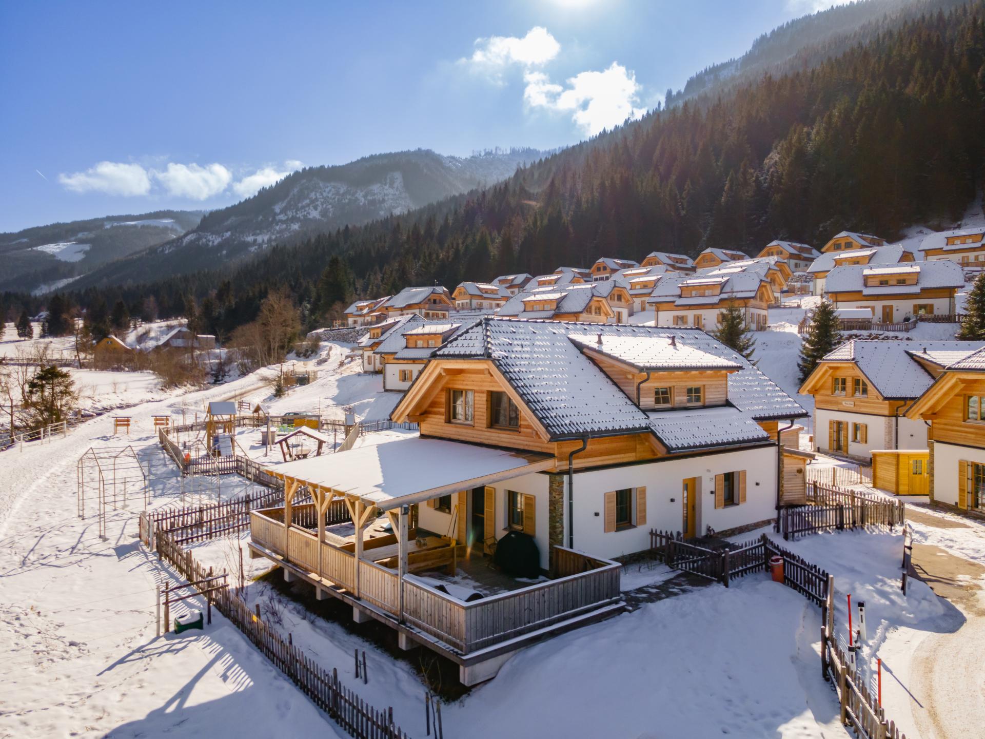 Chalet met terras, sauna en buitenspa
