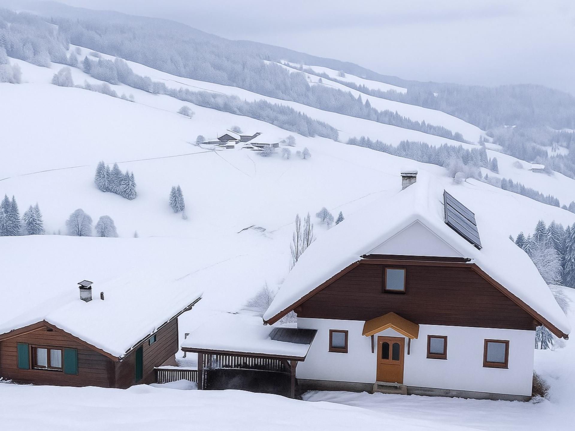 Landhuis met sauna bij meren en skigebieden