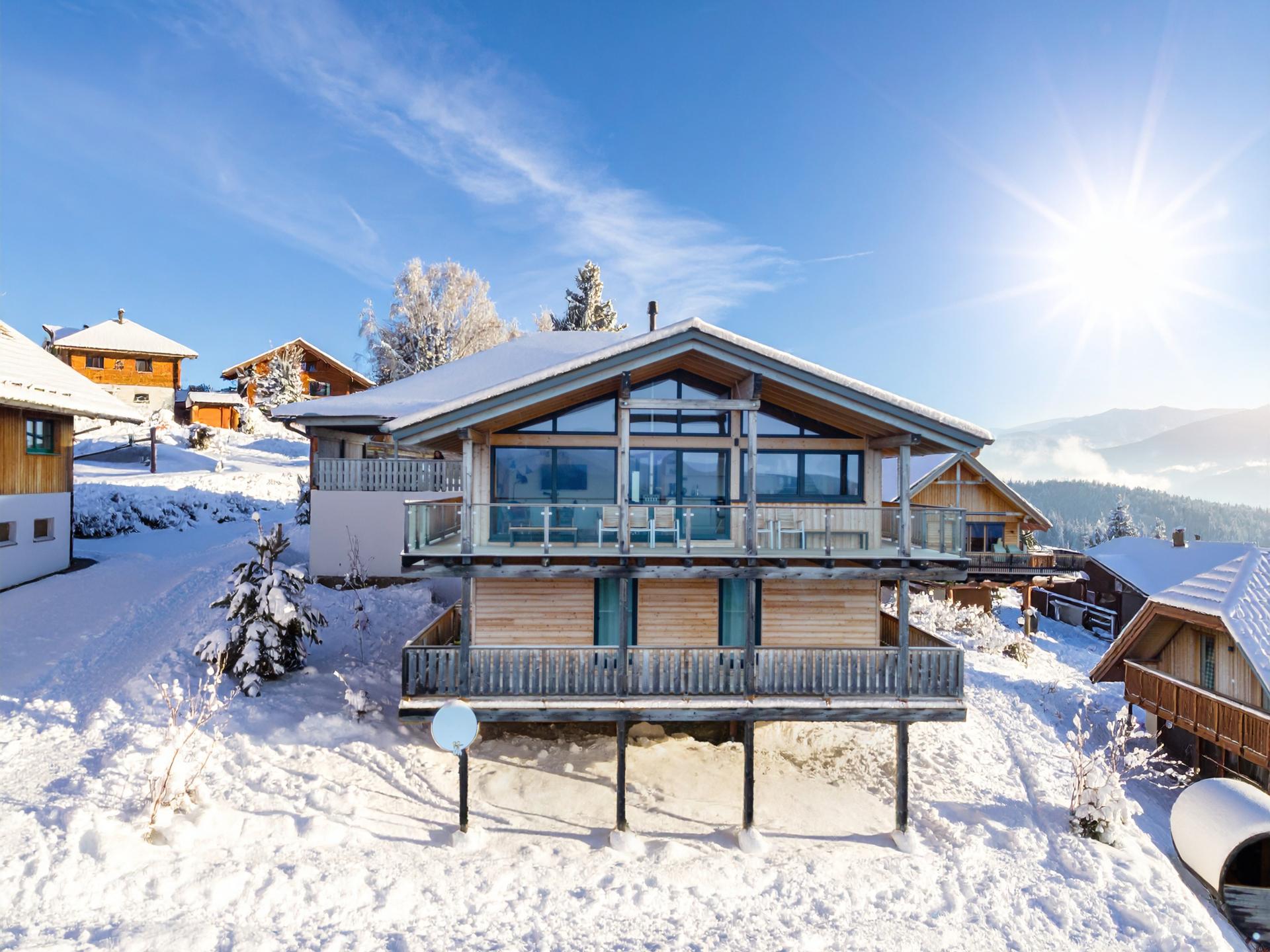 Chalet in het skigebied Klippitztörl met sauna