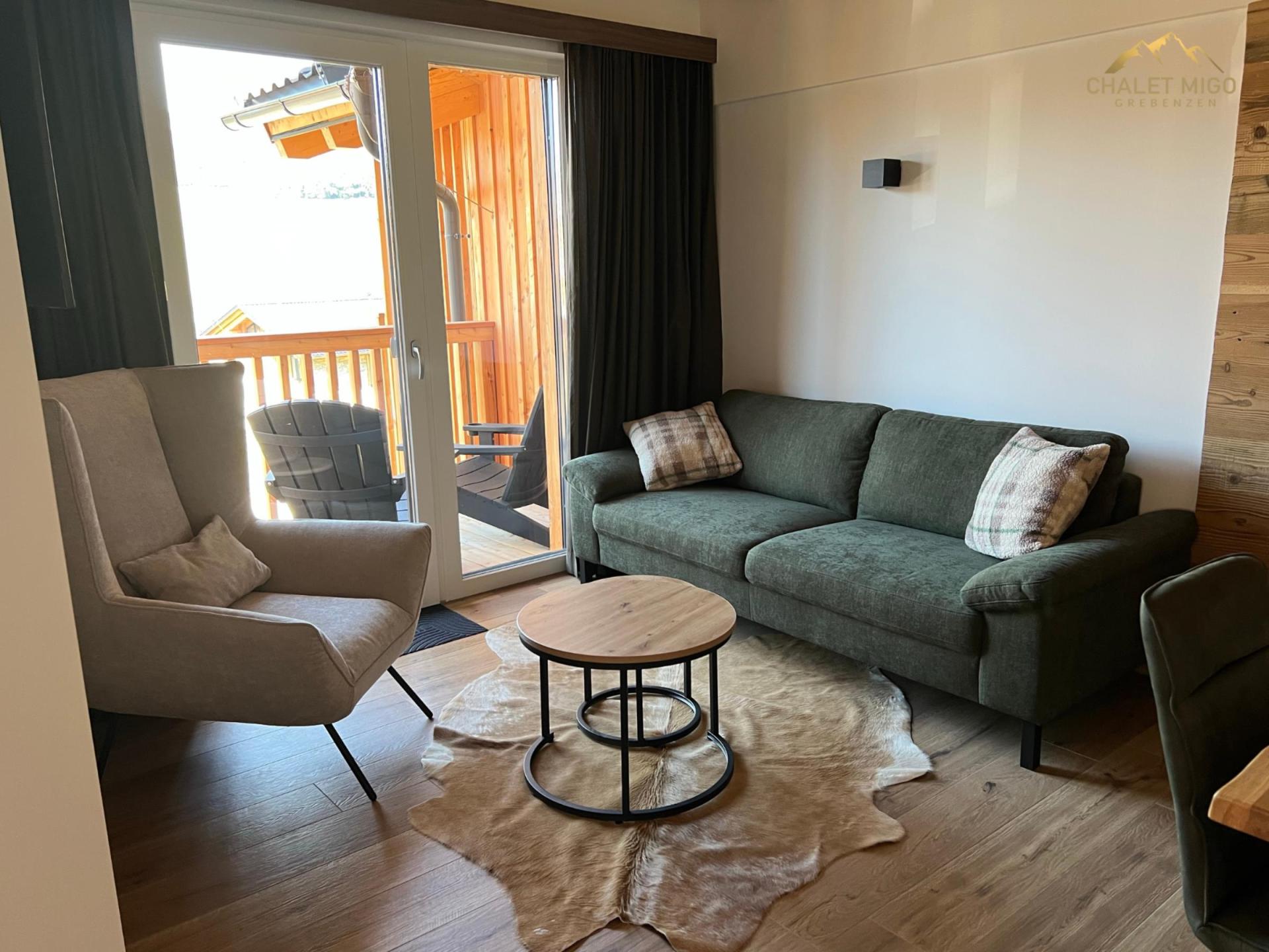 Luxe ski in-ski out chalet met sauna en balkon