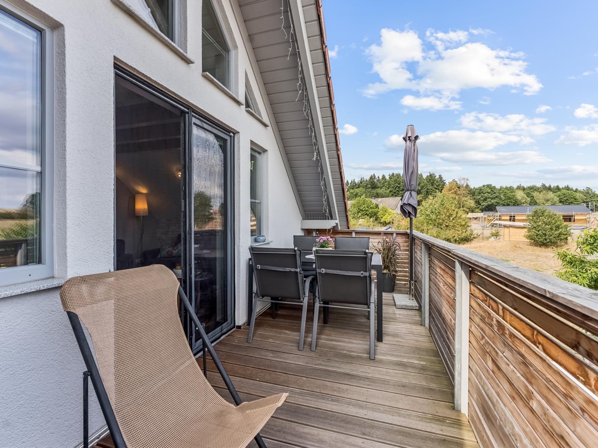 Appartement nabij de Edersee met groot balkon