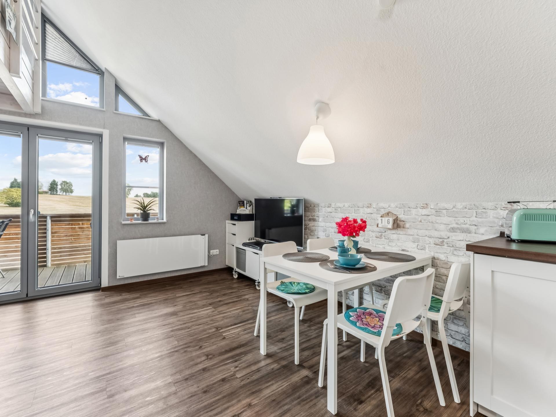 Appartement nabij de Edersee met groot balkon