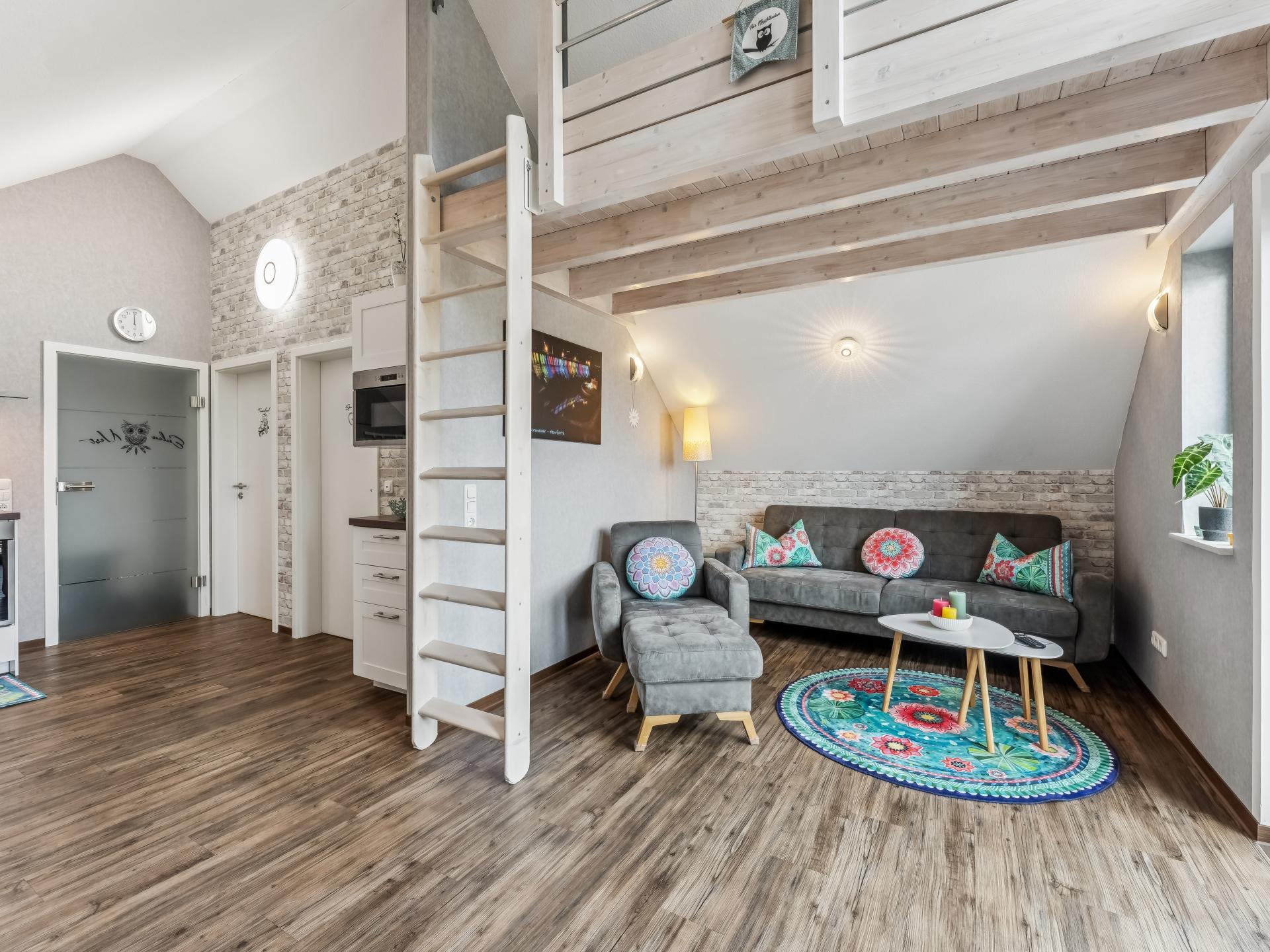 Appartement nabij de Edersee met groot balkon
