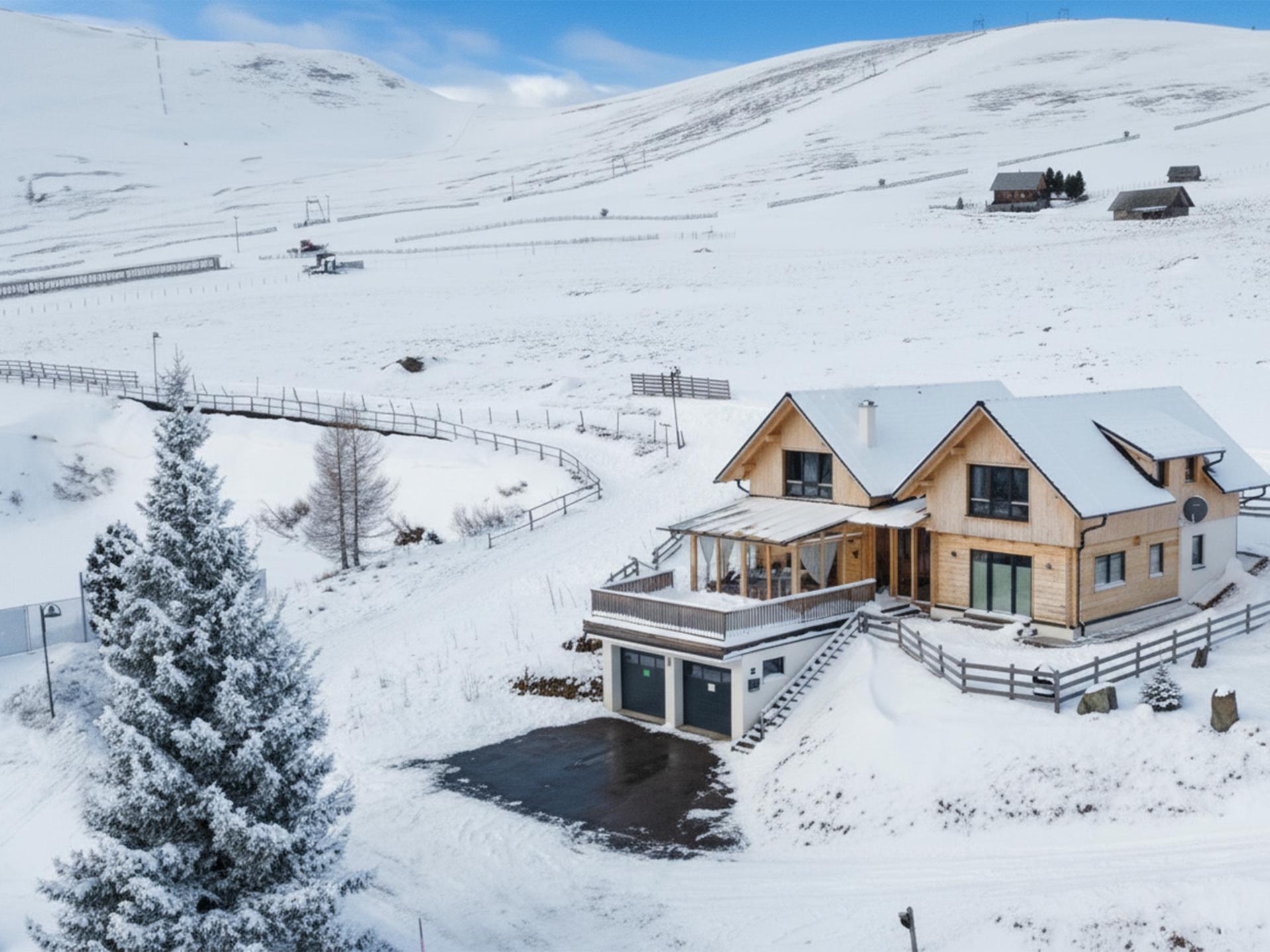 Combi van 2 luxe chalets met sauna in skigebied
