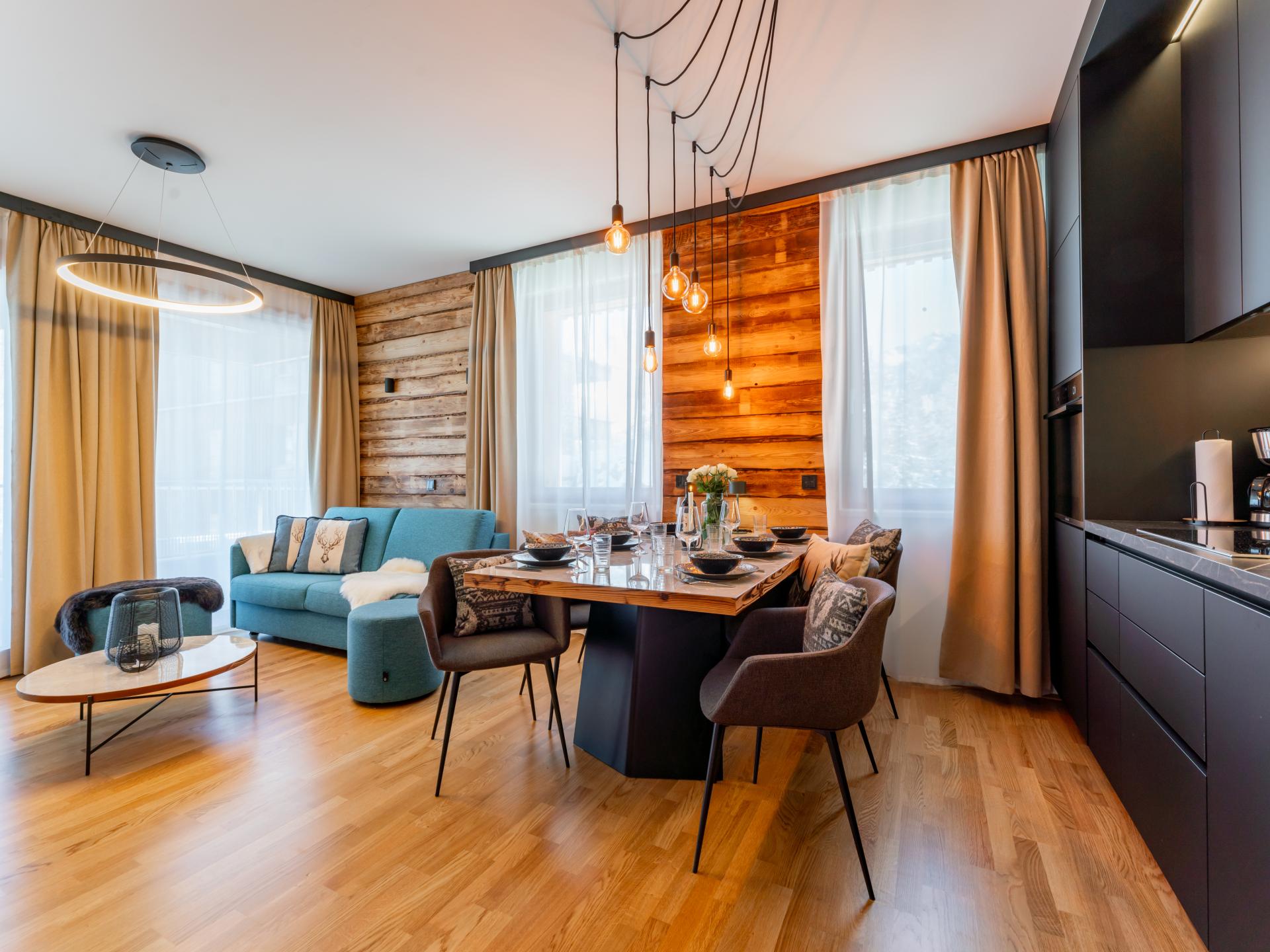Luxe appartement met sauna op de piste