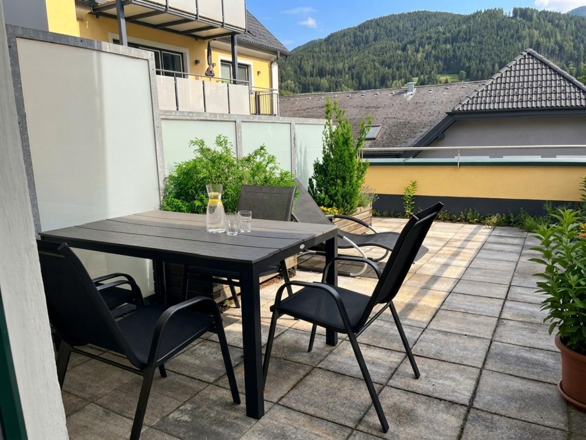Ruim appartement met dakterras bij skigebieden