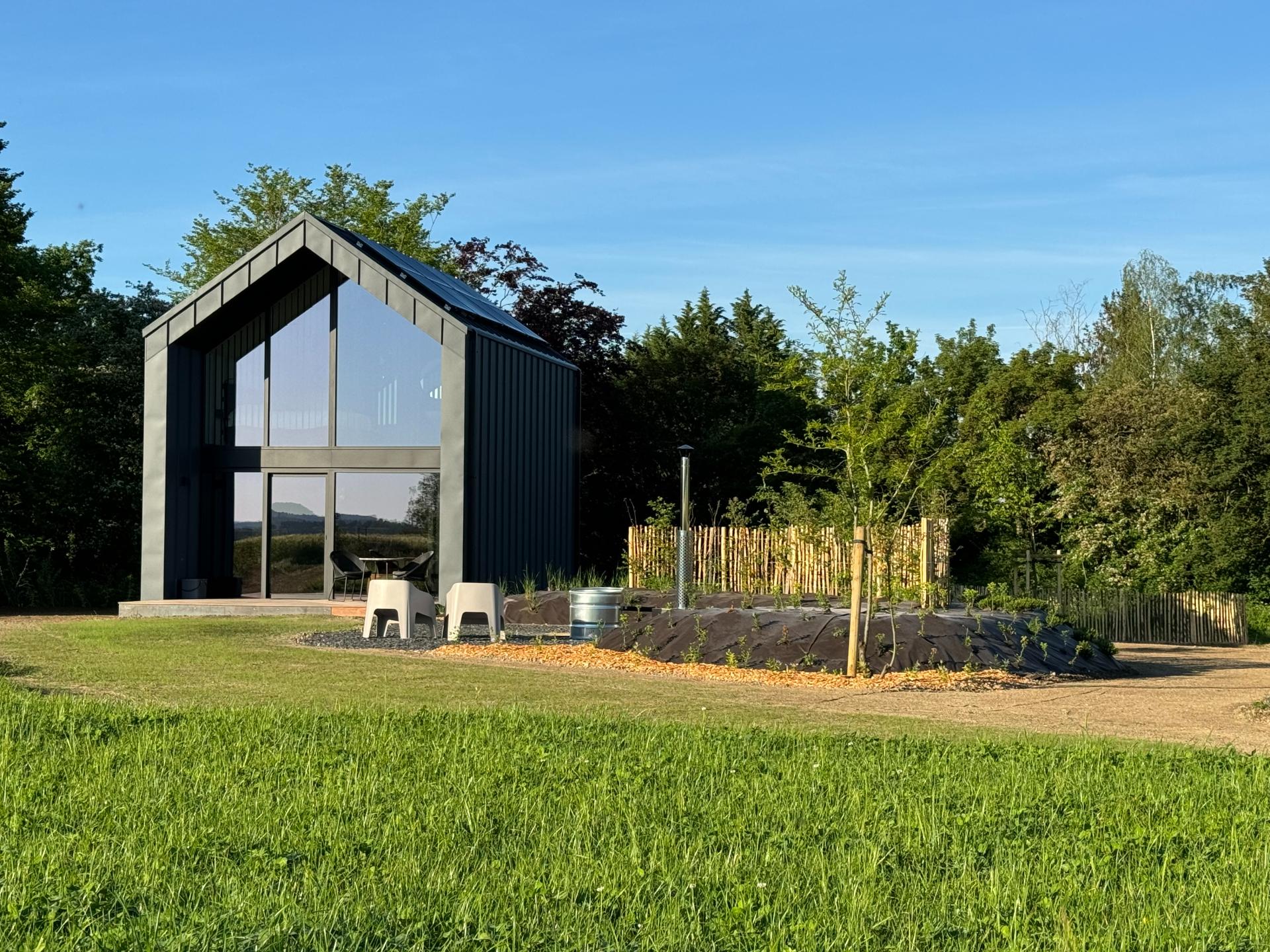Romantische lodge in Durbury met wellness