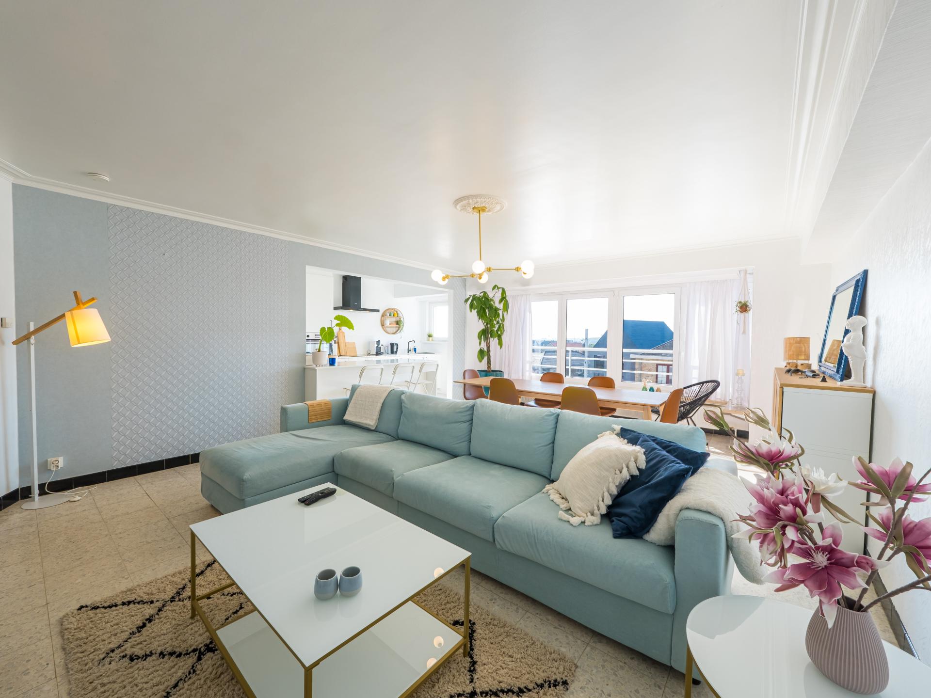 Appartement met 3slaapkamers vlakbij zee