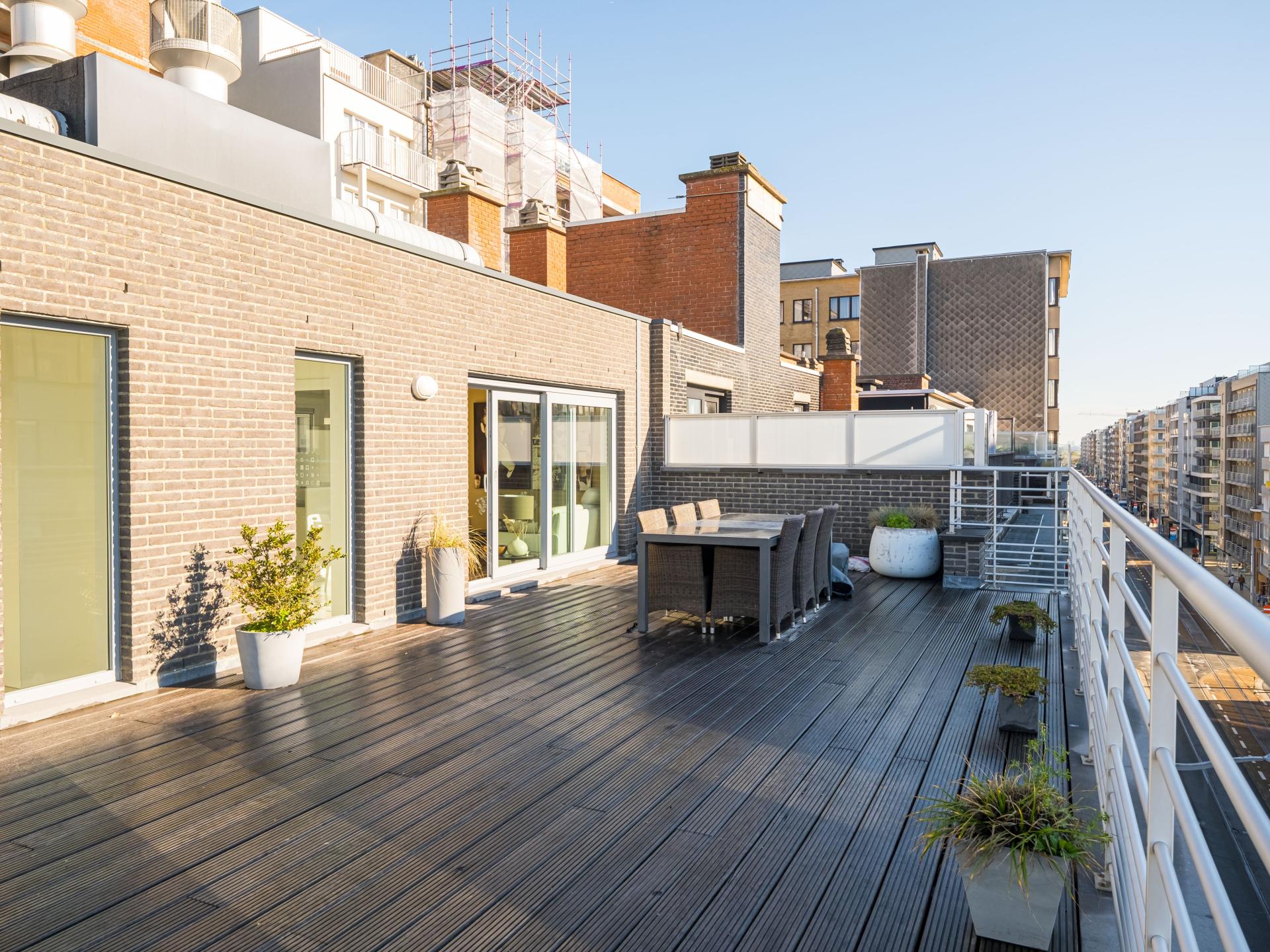 Exclusieve penthouse met 2 zonnige terrassen