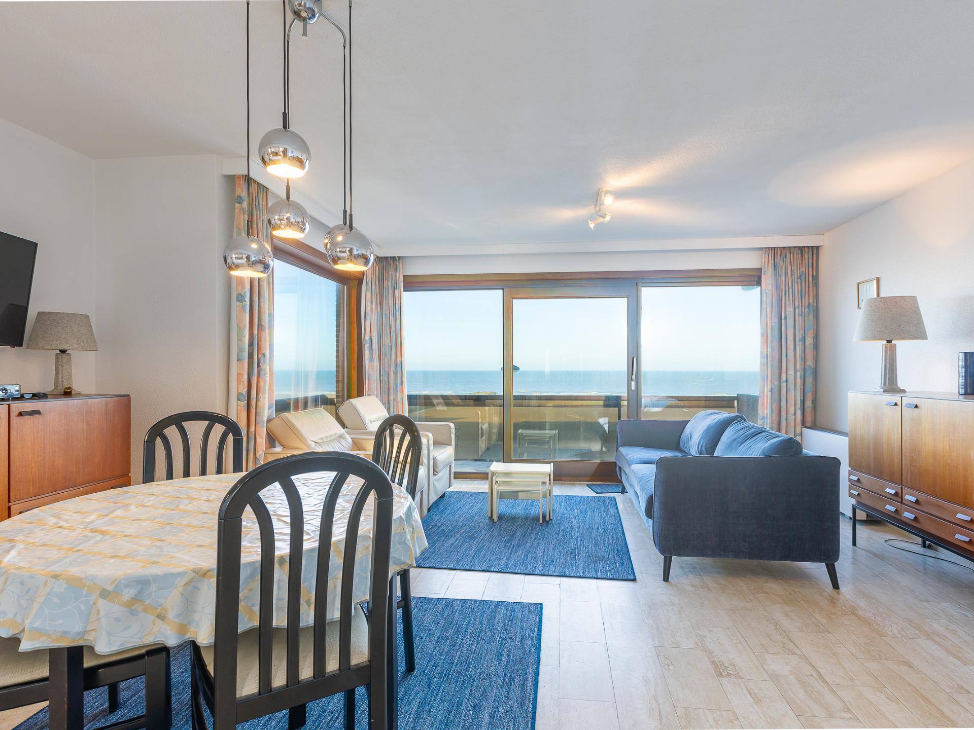 Mooi appartement met zeezicht