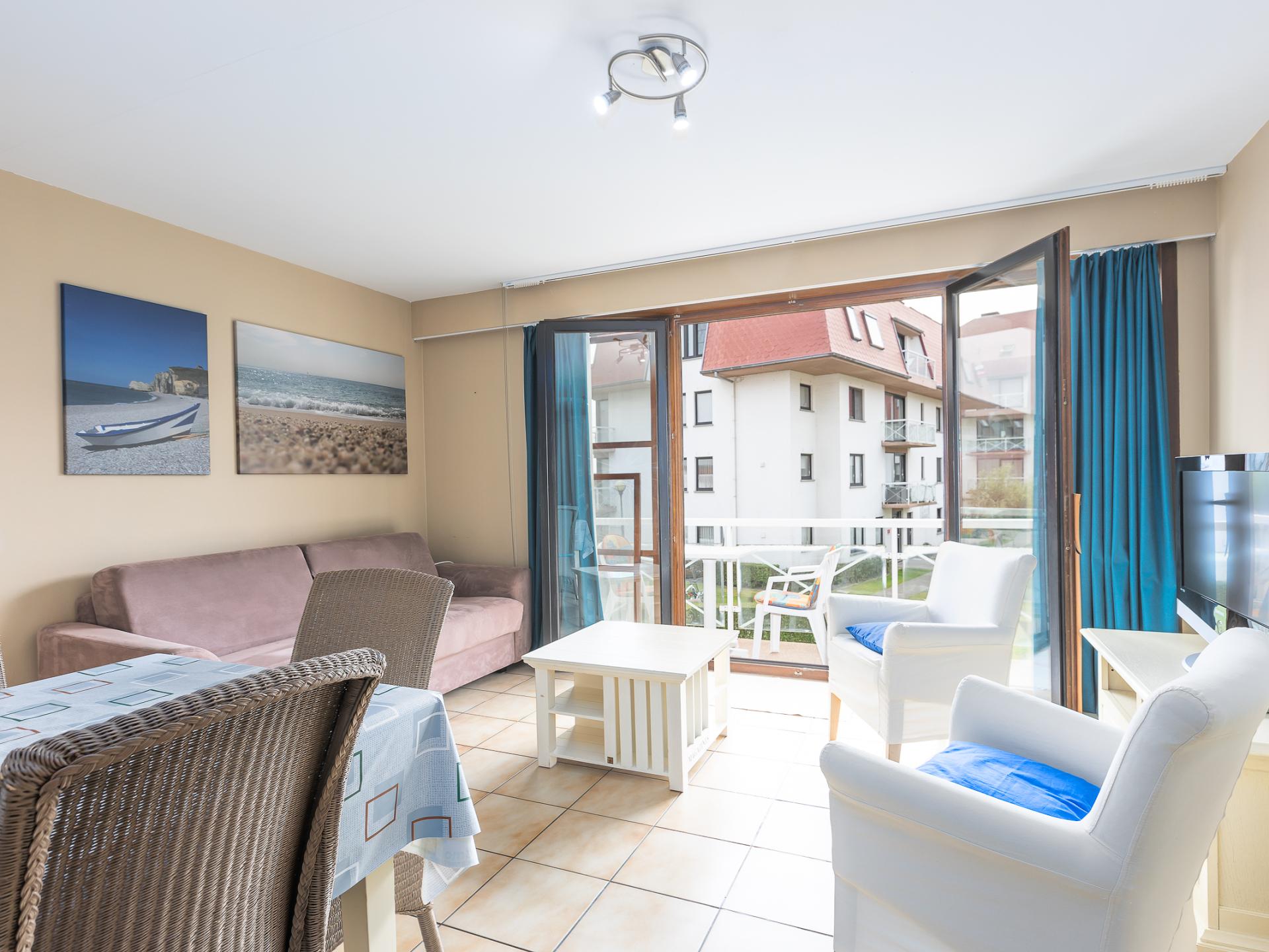 Ruim appartement met zonnig terras