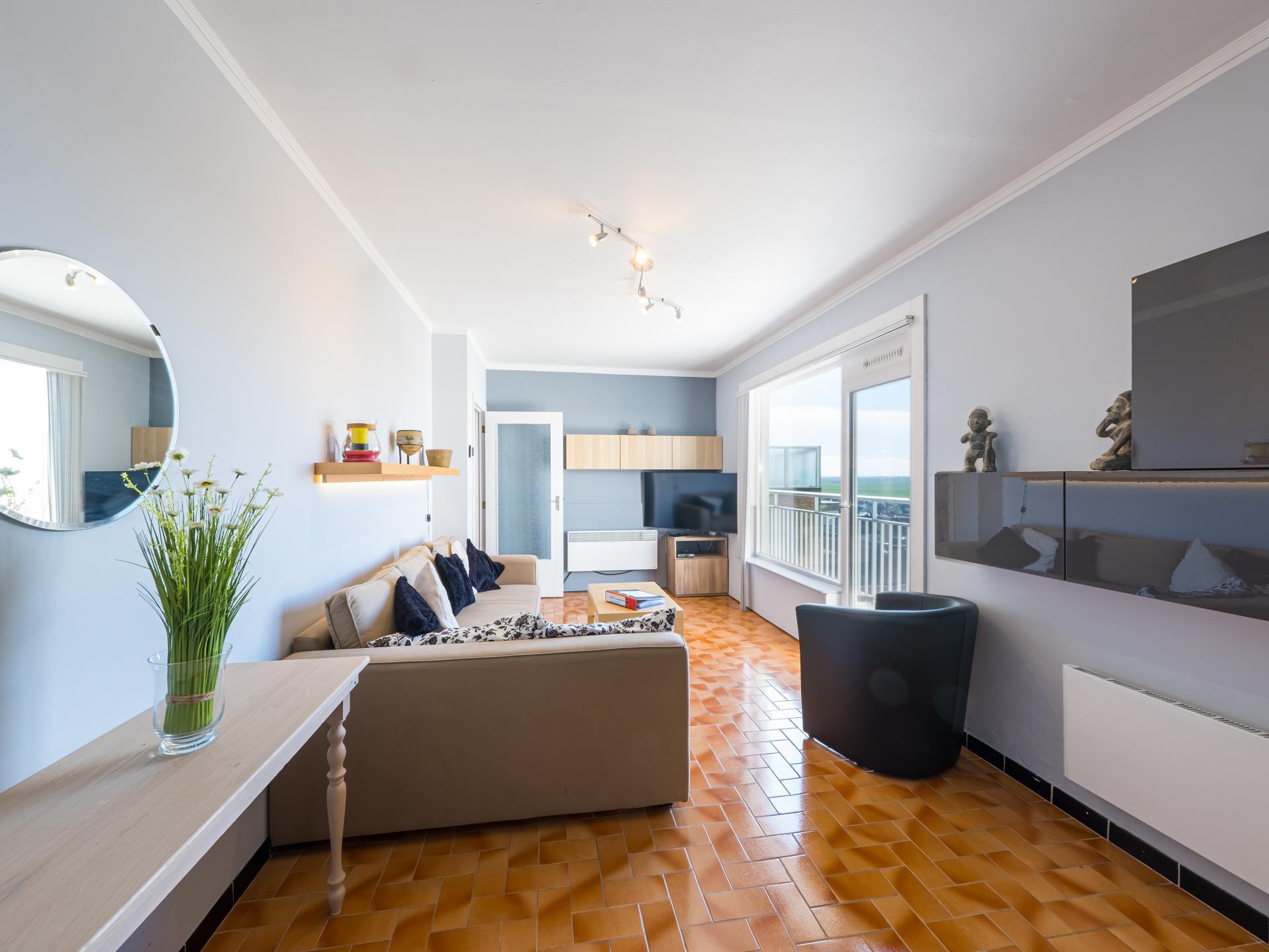 Dakappartement met zonnig terras
