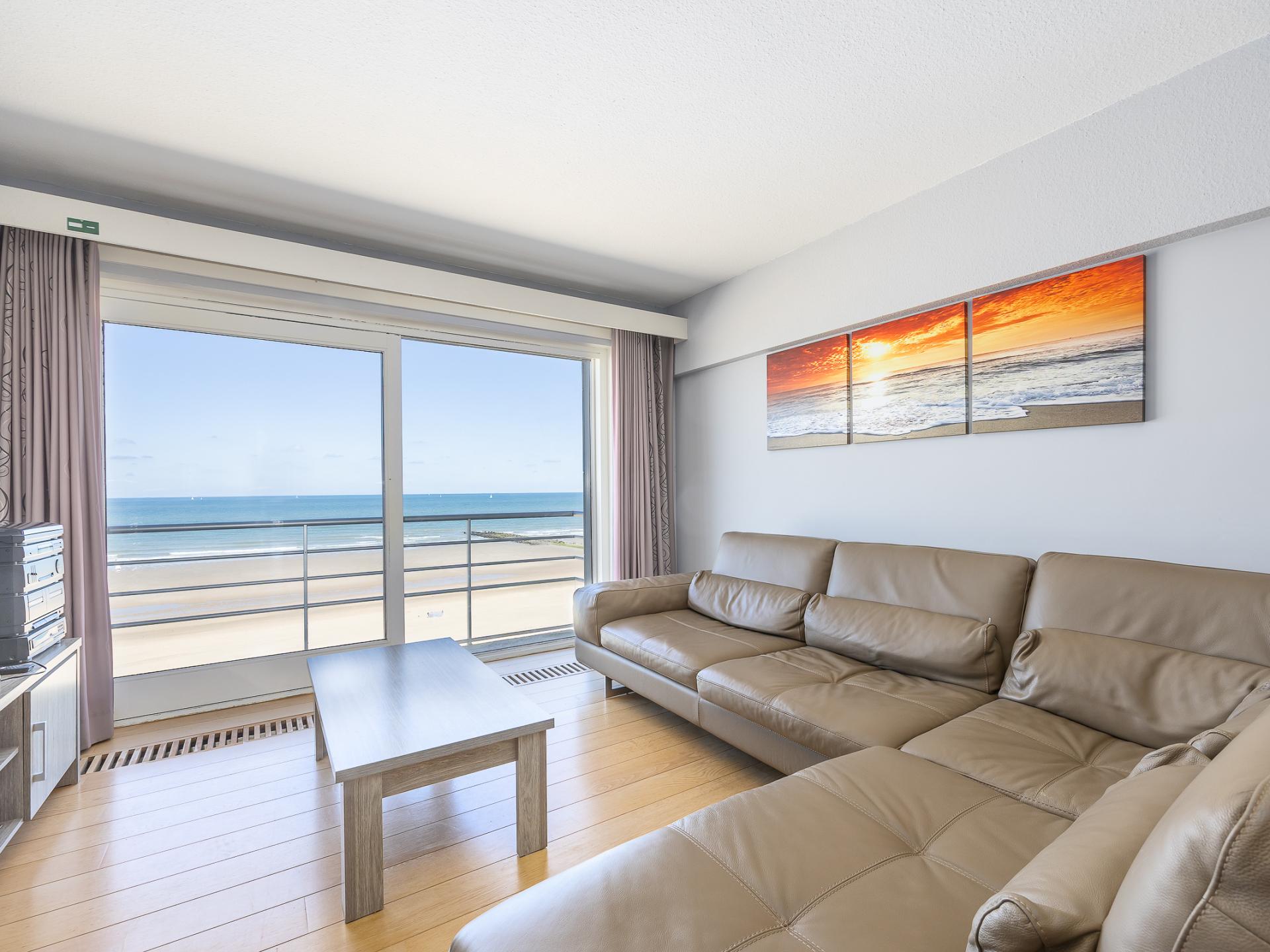 Charmant appartement met zeezicht en staanplaats