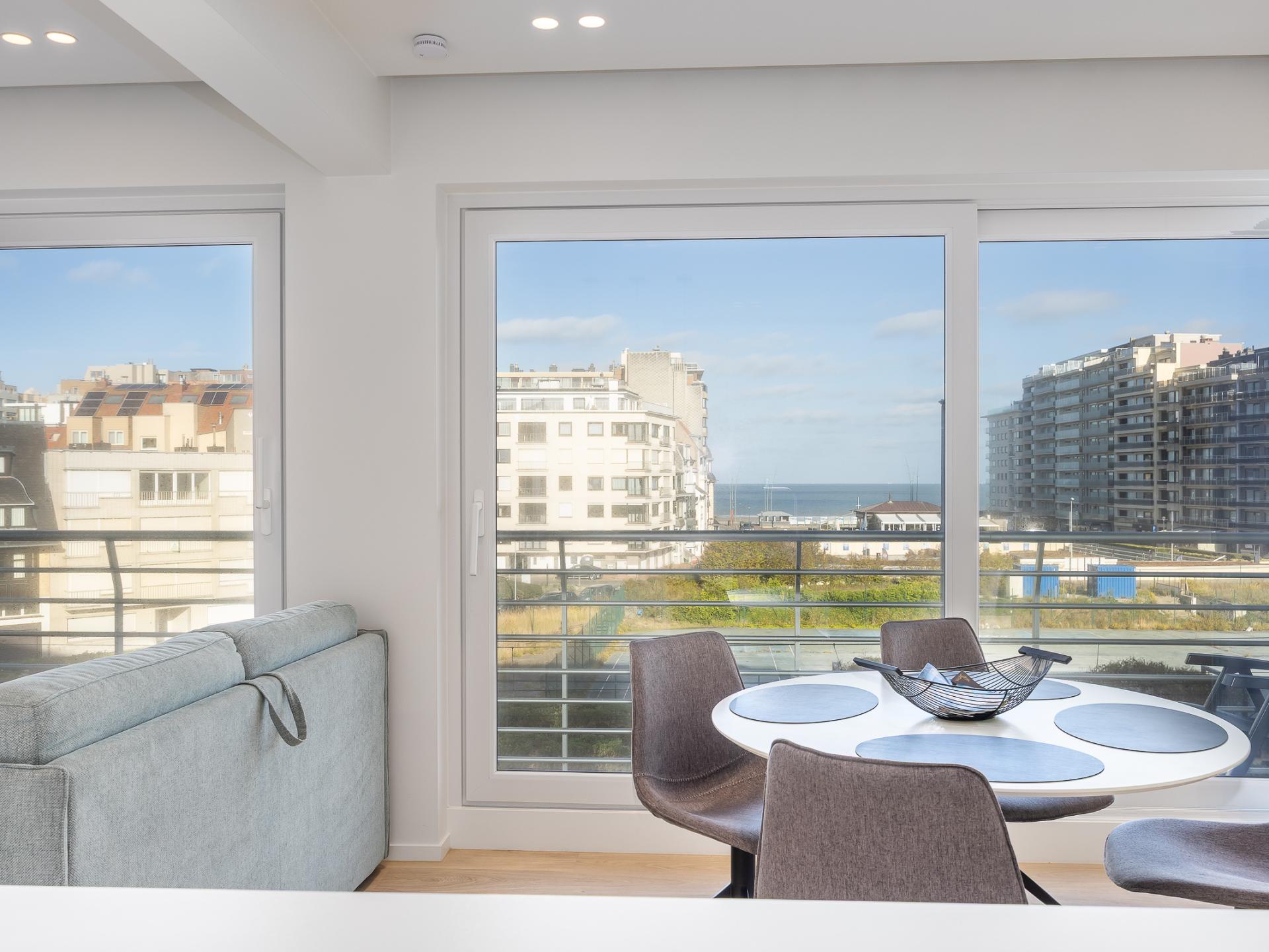 Appartement met frontaal zeezicht